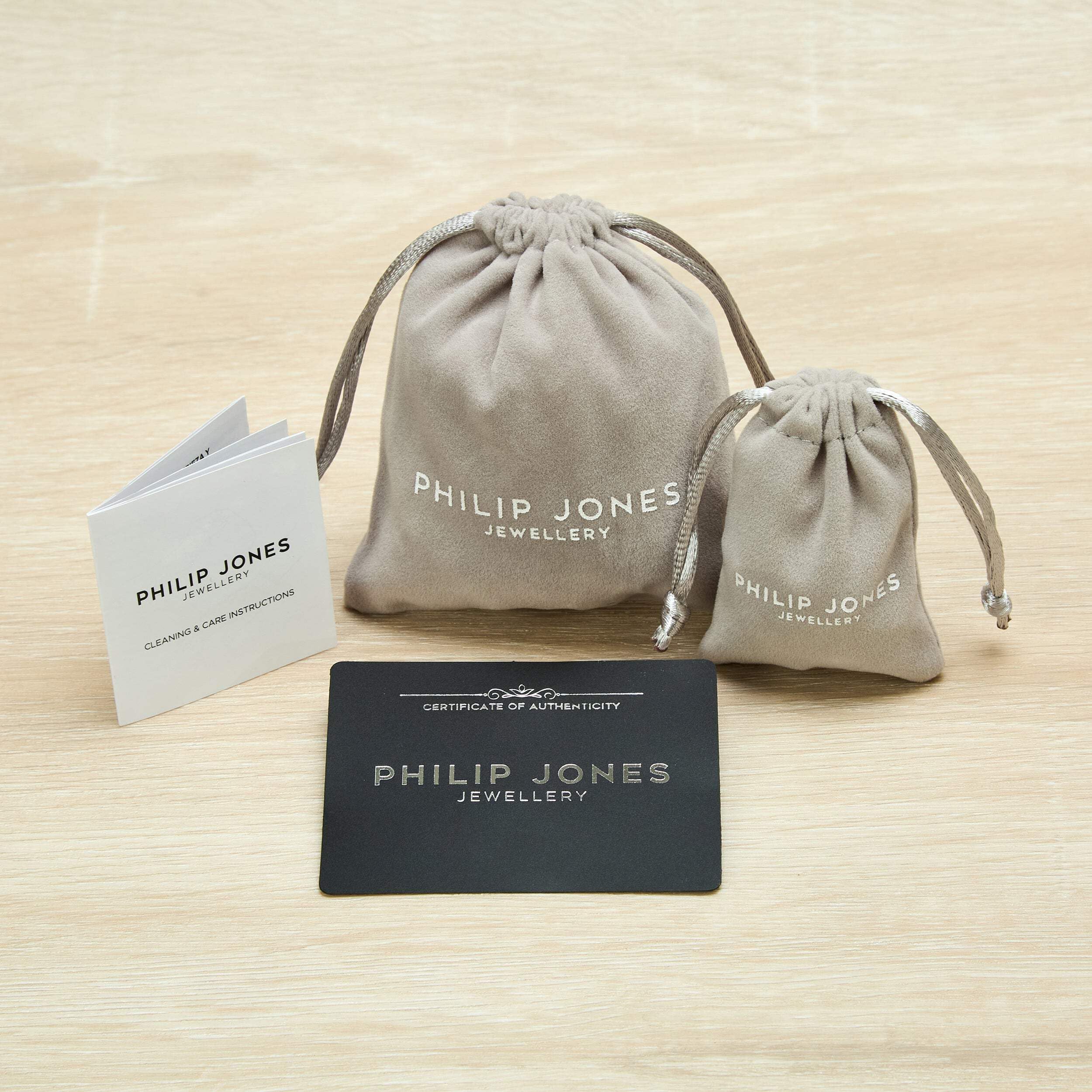 Philip Jones Rose Gold Plated Zircondia® Crystal Friendship Jewelry Set - Perfect Gift for Best Friends, Anniversaries & Special Occasions