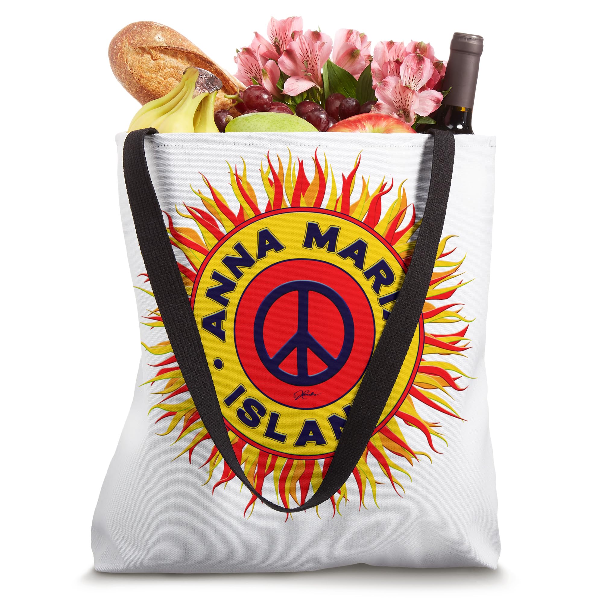 JCombs: Stylish Anna Maria Island Florida Tote Bag - Perfect for Beach Trips, Shopping & Travel Accessories