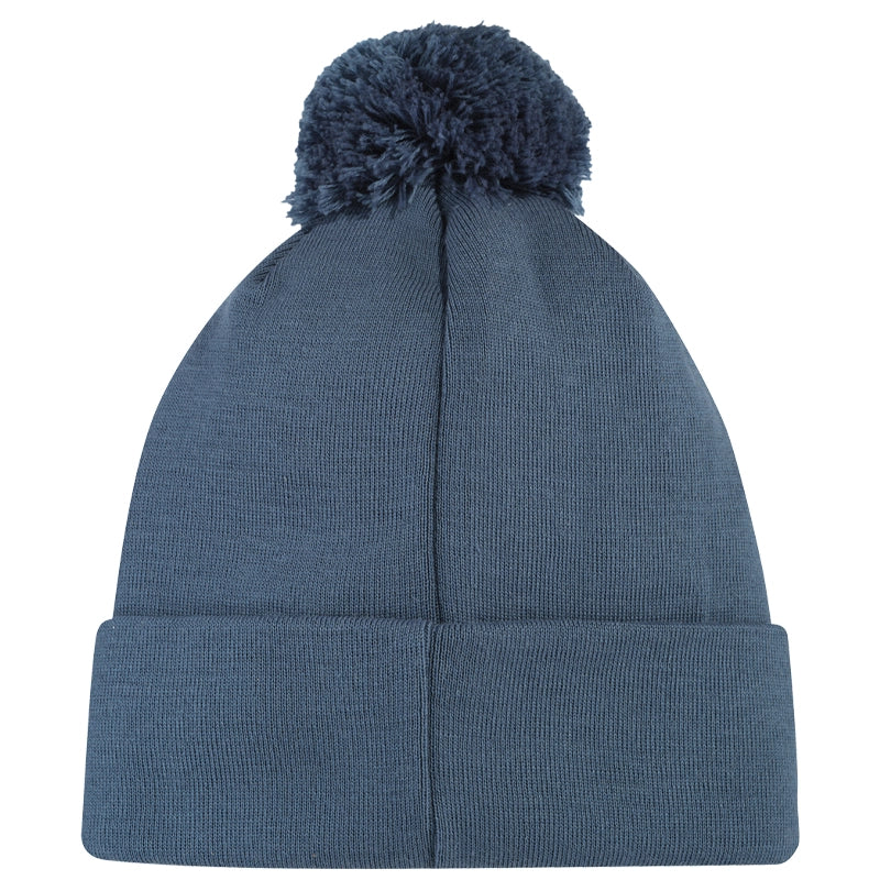 CCM Core Pom Knit Beanie - Vintage Blue Winter Hat for Men & Women - Cozy & Stylish Cold Weather Accessory for Skiing, Snowboarding & Outdoor Activities