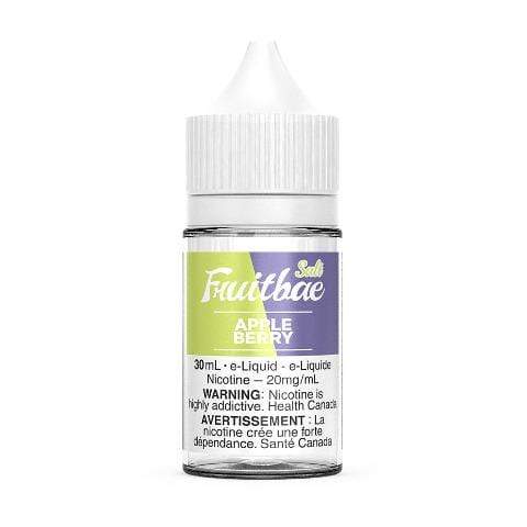 Apple Berry Salt Nicotine E-Liquid - Fruitbae Salts Vape Juice 30mL for Refillable Pod Systems & Disposable Vapes - Sweet Fruity Flavor for All-Day Vaping
