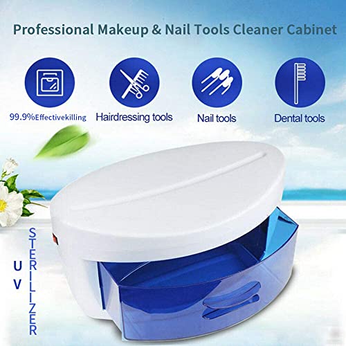 Portable UV Sterilizer & Ozone Disinfection Cabinet for Nail Tools - Sanitize Manicure Equipment, Hairdressing Tools | Multipurpose Health & Household Use | Perfect for Salons, Spas & Home Hygiene