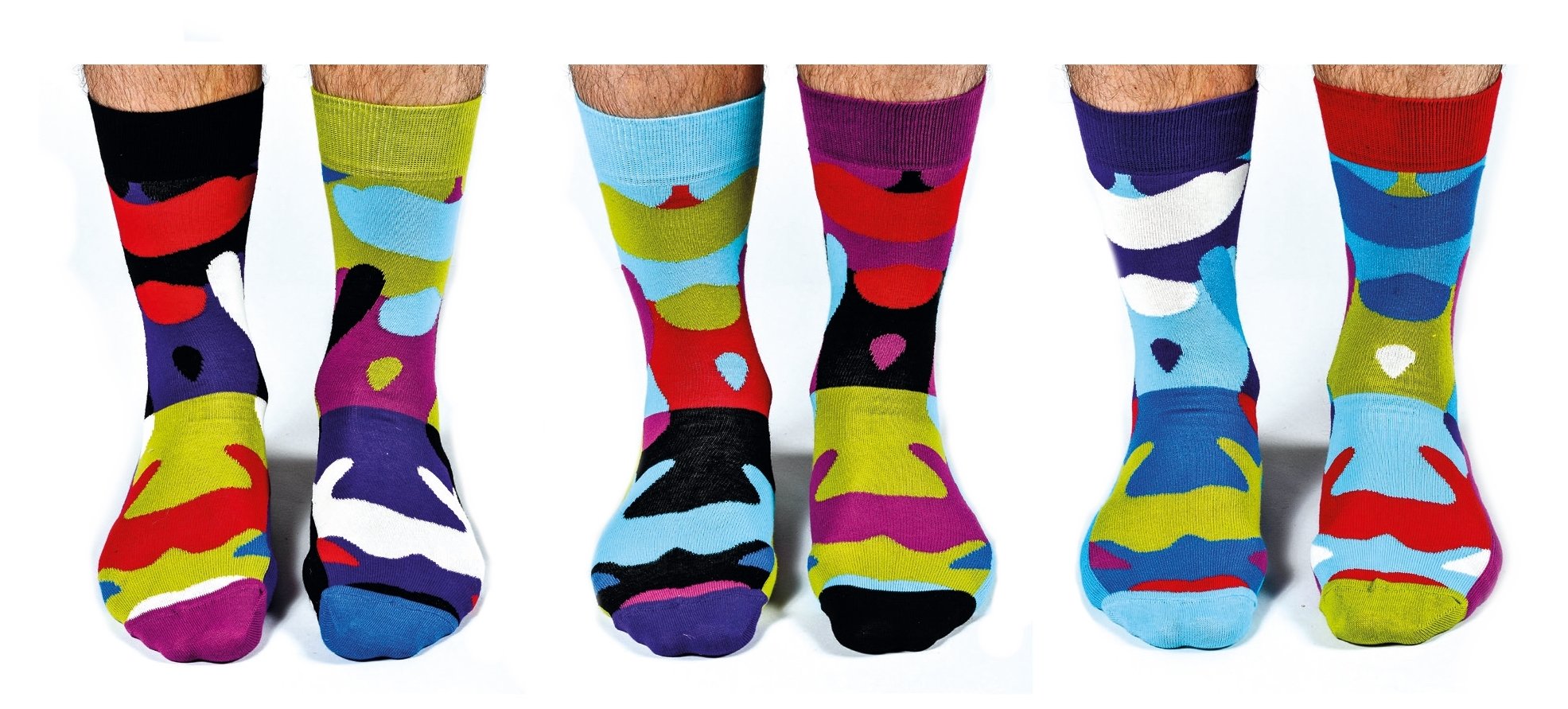 United Oddsocks Camo - Men's Camouflage Socks for Hiking, Hunting & Outdoor Adventures - Comfortable & Durable Military Style Socks