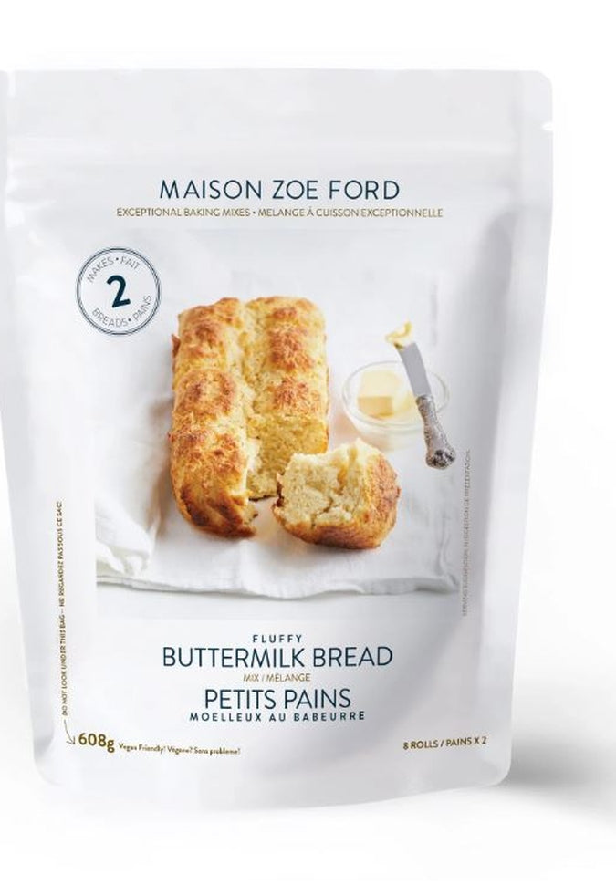 Maison Zoe Ford Fluffy Buttermilk Bread Mix - Premium Baking Mix for Homemade Bread, Perfect for Breakfast, Brunch & Family Gatherings