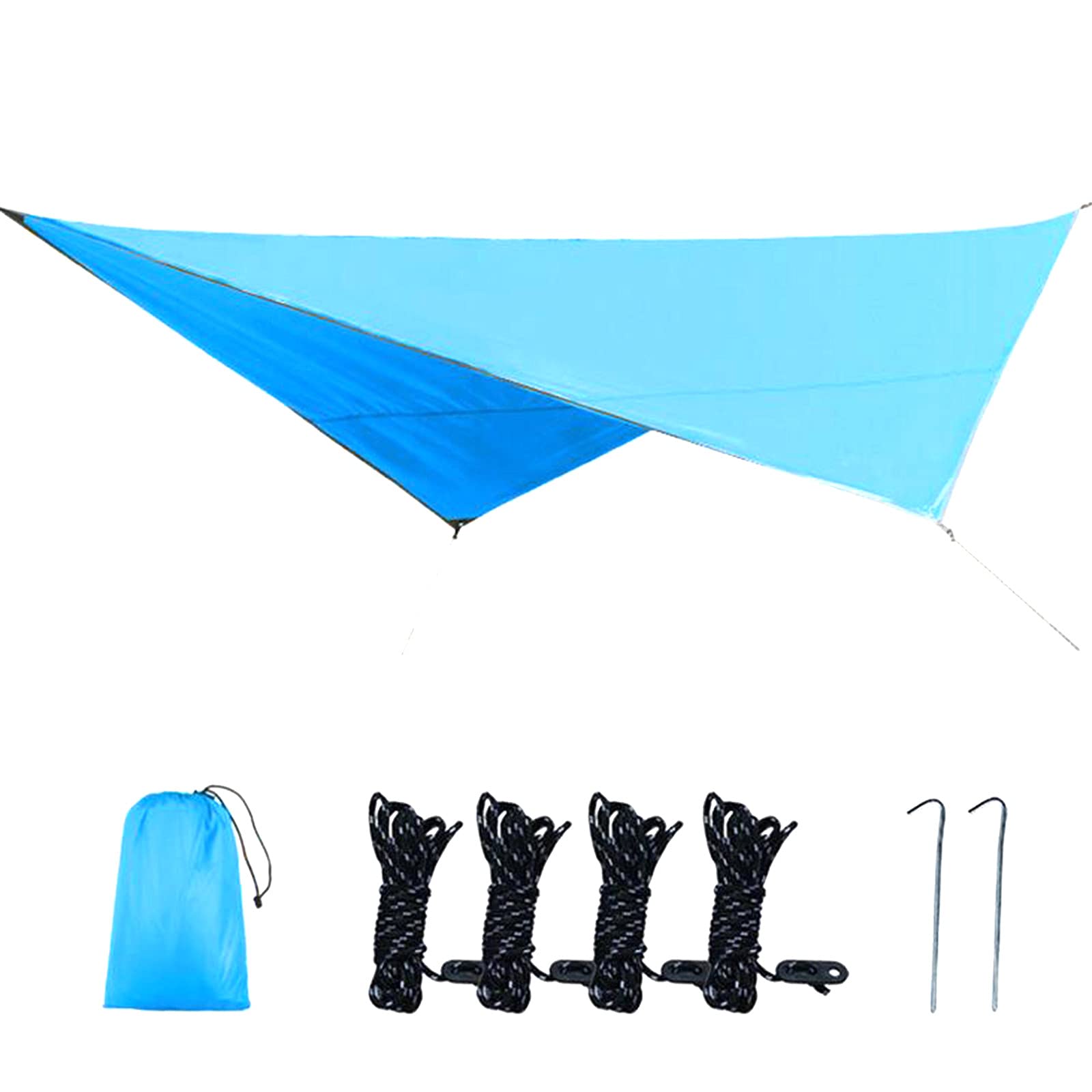 SUMDUINO Sun Shade Tent - Waterproof Oxford Cloth Beach Canopy for Camping, Backpacking & Hiking | Portable Outdoor Shelter for Beach, Picnic, Backyard & Festival (Blue)
