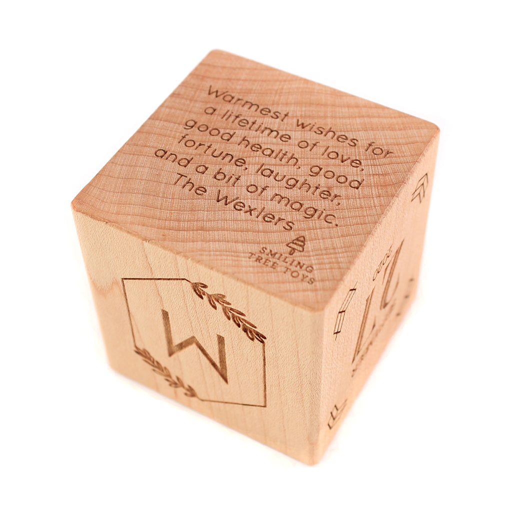 Personalized Wedding Keepsake Block - Custom Engraved Wooden Anniversary Gift for Couples - Perfect for Wedding Decor, Anniversary Celebrations & Romantic Home Decor