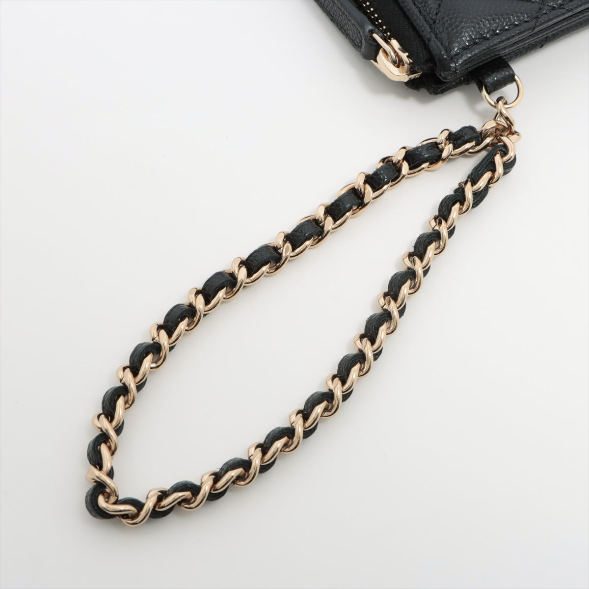 Chanel Quilted Caviar Leather Long Wallet Clutch with Chain - Black Luxury Crossbody Bag for Women | Perfect for Evening Events, Travel & Everyday Use