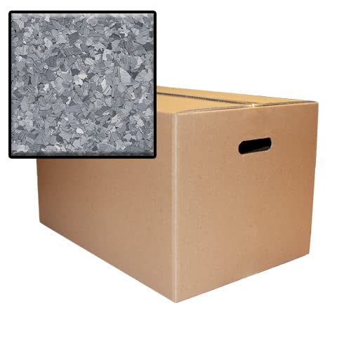 25 LB Box Epoxy Flake Basalt (F-9309) - Premium Industrial Flooring Flakes for Concrete Coating, Garage Floors & Commercial Spaces