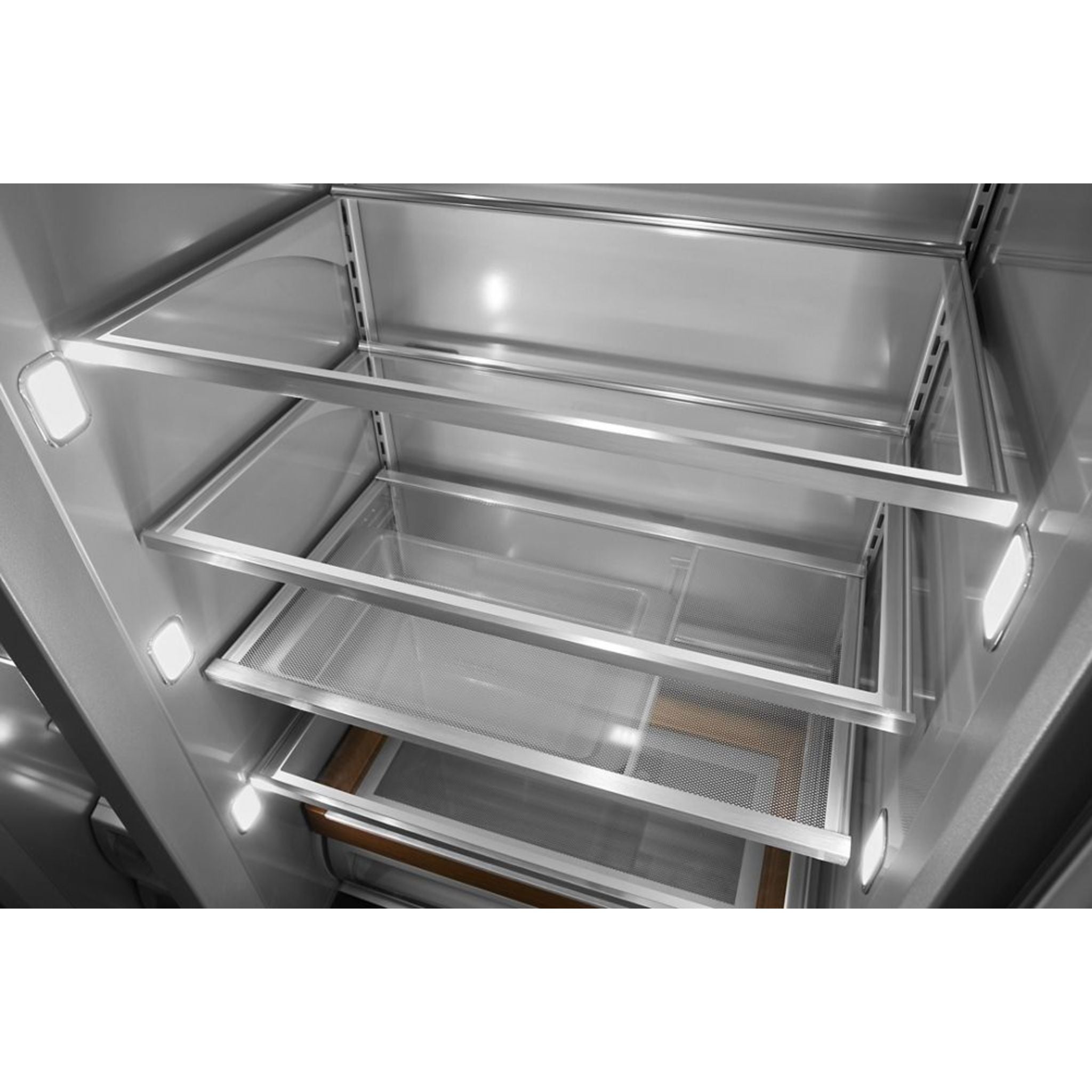 KitchenAid KBSD702MSS Built-In Refrigerator - 36 Inch Stainless Steel French Door Fridge for Modern Kitchen | Perfect for Home, Restaurant & Commercial Use