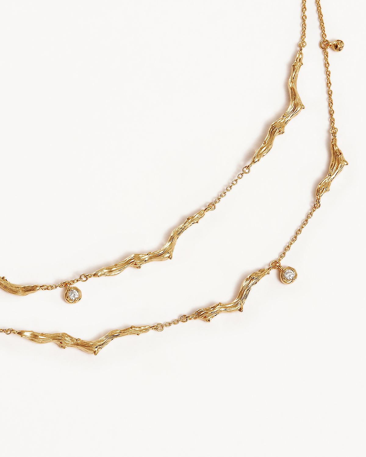 18K Gold Vermeil Drift Layered Choker Necklace - Elegant Layered Dainty Choker for Women, Perfect for Everyday Wear, Date Night & Special Occasions