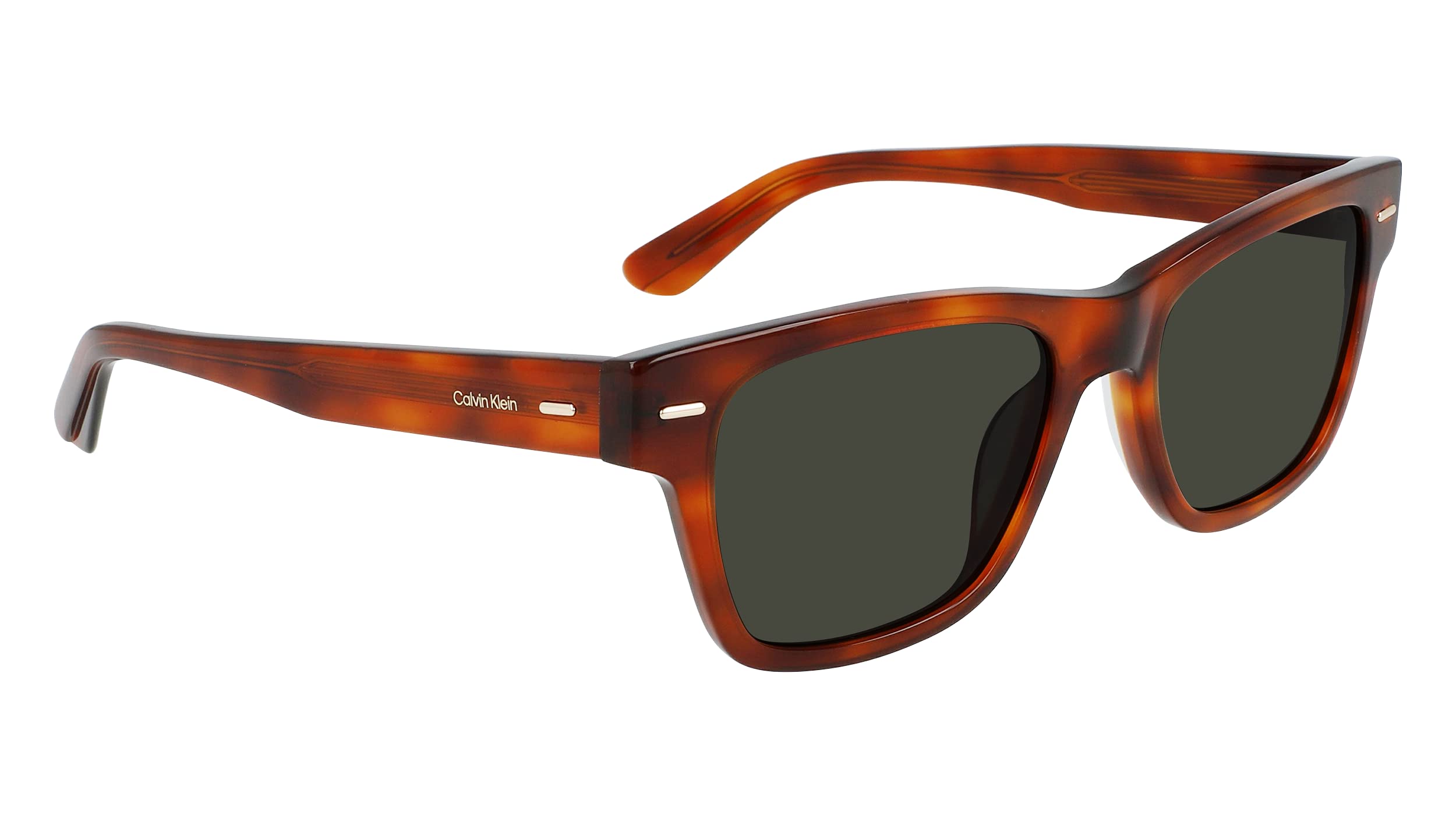 Calvin Klein CK21528S Rectangular Sunglasses for Men & Women - UV Protection, Polarized, Fashionable Aviator Style for Outdoor Activities, Driving, Beach & Travel