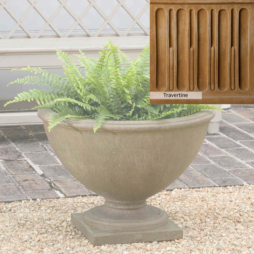 Campania International Williamsburg Basset Hall Urn - Classic Outdoor Garden Planter for Flowers, Plants & Décor | Perfect for Patio, Porch & Landscaping