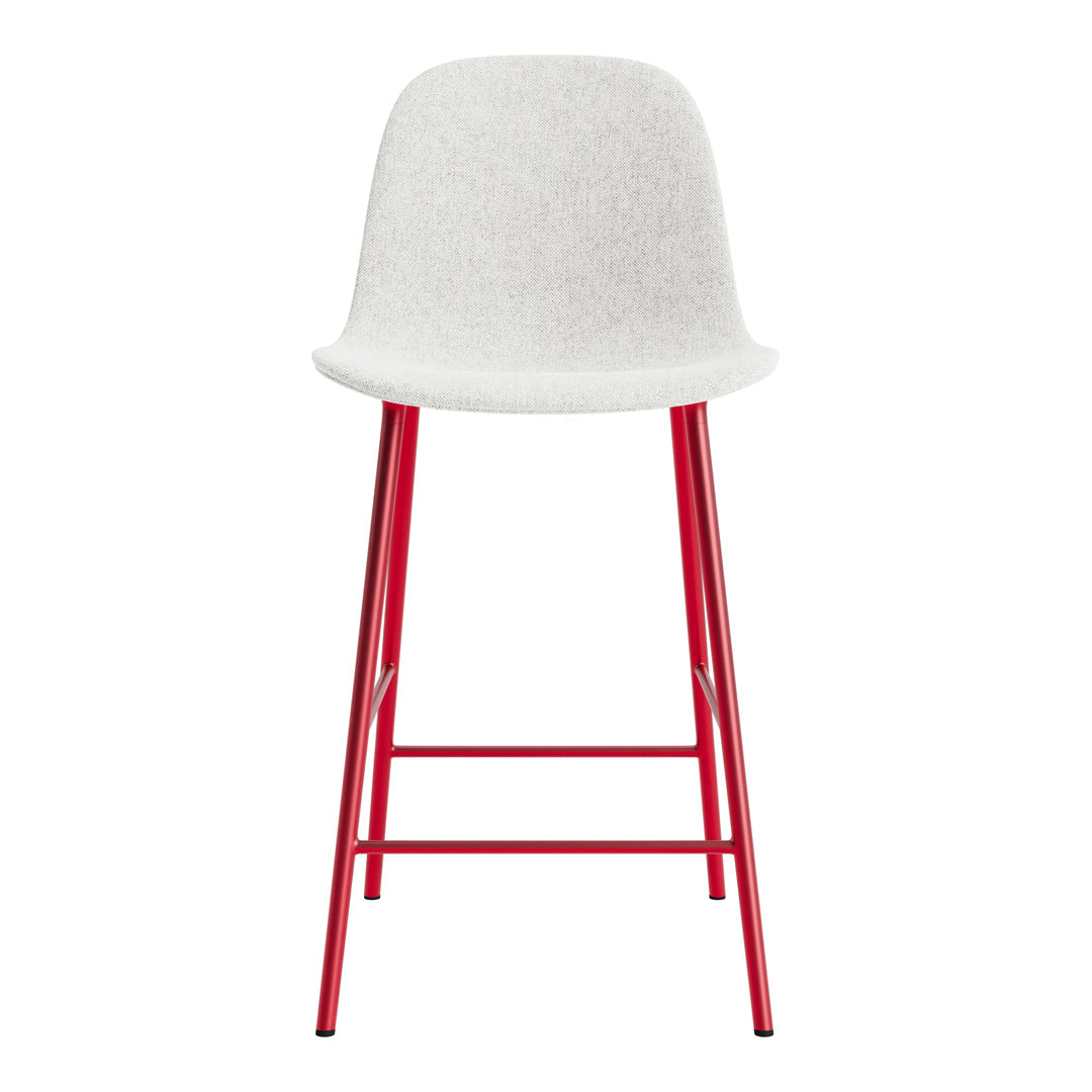 Premium Fully Upholstered Form Counter Chair - Stylish Bar Stool for Kitchen Island, Breakfast Nook & Home Bar Seating