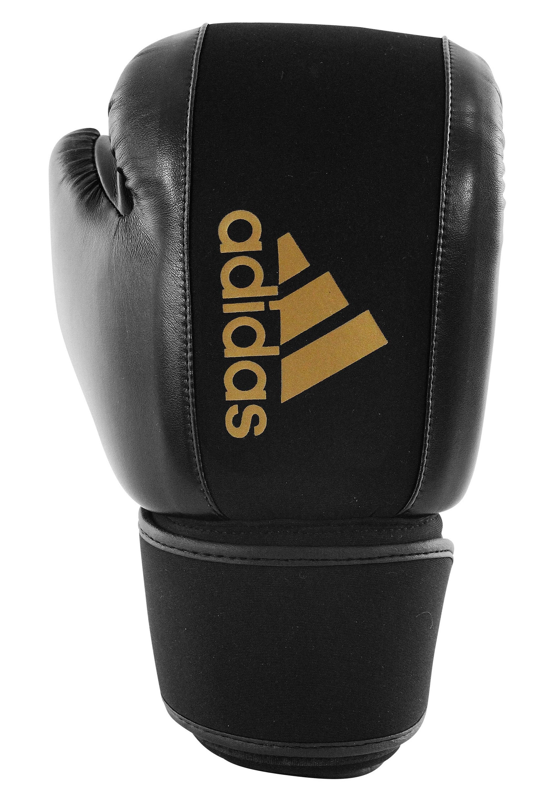 Adidas Women's Washable Boxing Gloves - Black & Gold Training Gloves for Kickboxing, MMA, Fitness & Home Workouts
