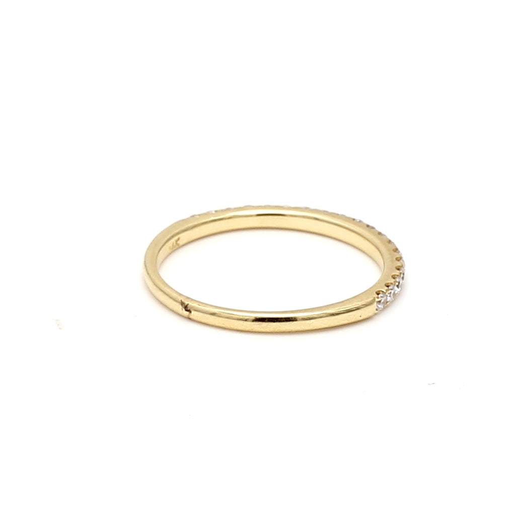 0.38 Carat Round Brilliant G VS2 Diamond Engagement Ring in 14K Yellow Gold - Perfect for Proposals, Anniversaries & Special Occasions