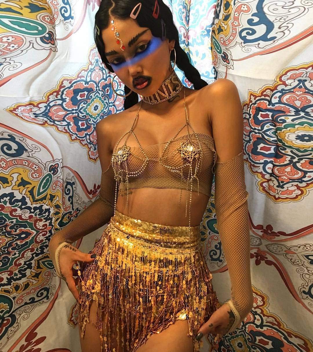 Yollmart Women's Sequins Tassel Skirts - Sparkly Shorts for Booty Dance, Festival Outfits & Party Wear - Perfect for Club Nights, Music Festivals and Dance Performances