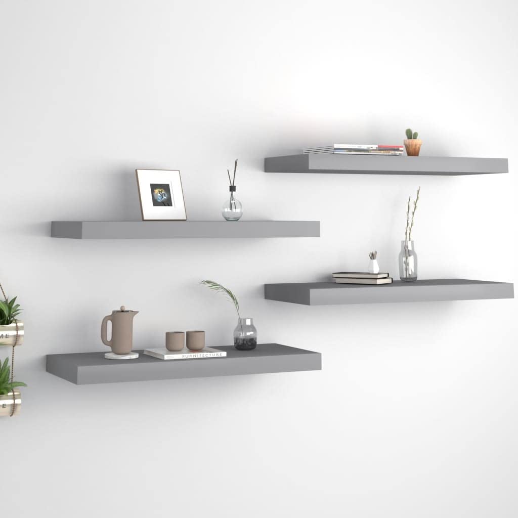 Modern Floating Wall Shelf Set of 4 - 23.6