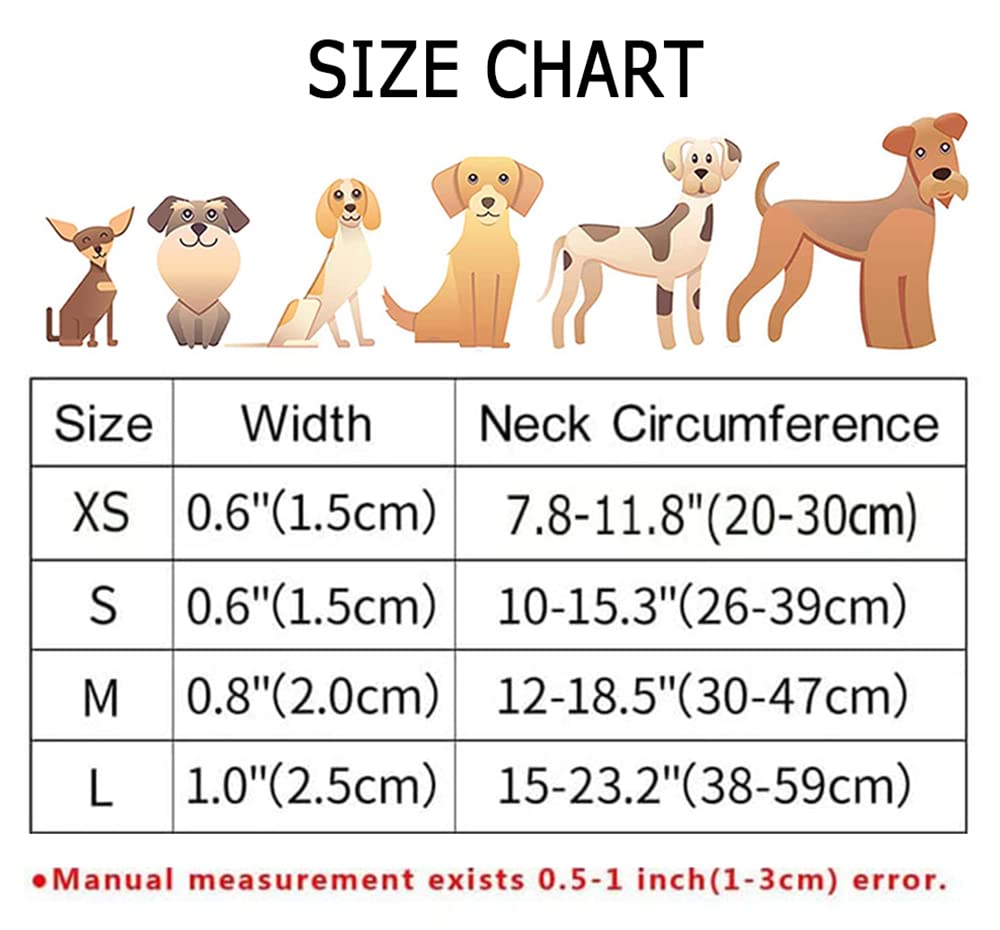 Moonpet Adjustable Dog Collars for Small to Large Dogs - Soft Bohemian Floral Pattern Pet Collar (Pink Floral) - Perfect for Daily Walks, Training & Outdoor Adventures