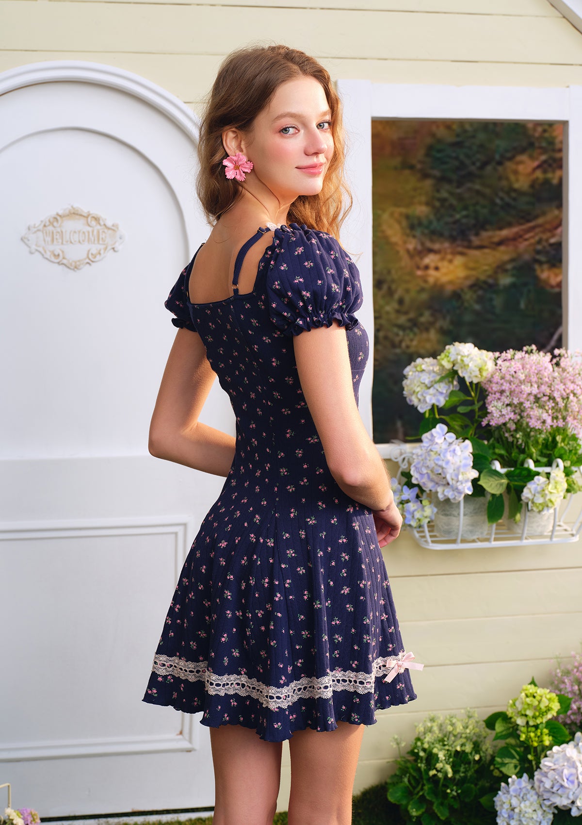 Lavender Sweetheart T-Shirt Dress for Women - Soft Casual Summer Dress with V-Neck & Short Sleeves | Perfect for Beach Outings, Date Nights & Weekend Brunch