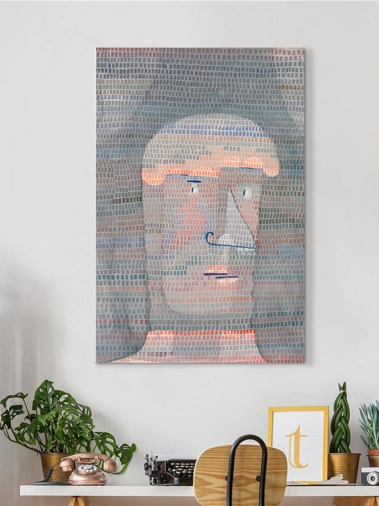 Brick Man 20x30 Canvas Wall Art - Modern Abstract Painting for Home & Office Decor | Perfect for Living Room, Bedroom or Workspace