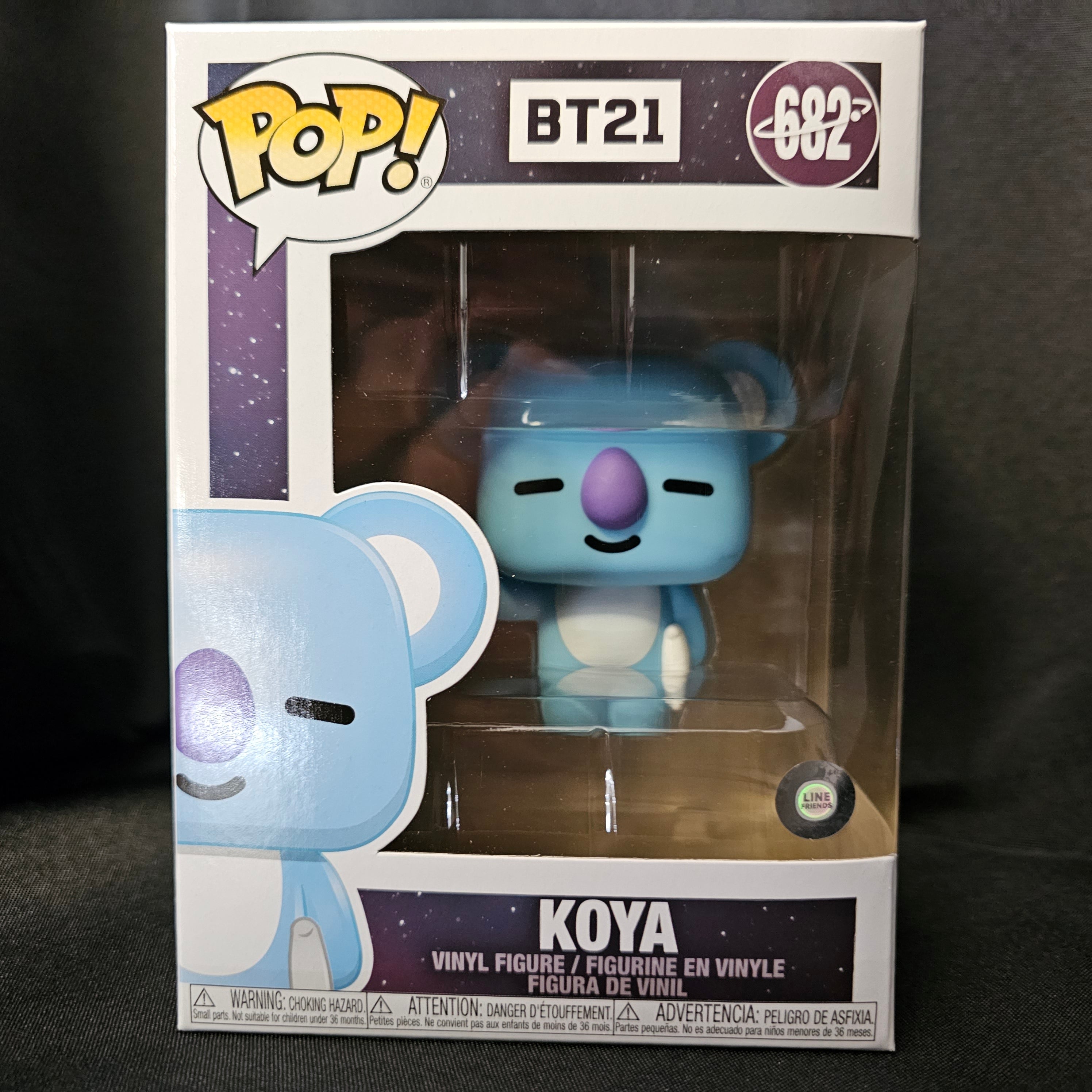 BT21 Koya Pop! Vinyl Figure #682 - Cute Collectible BTS Merchandise for Fans & Home Decor