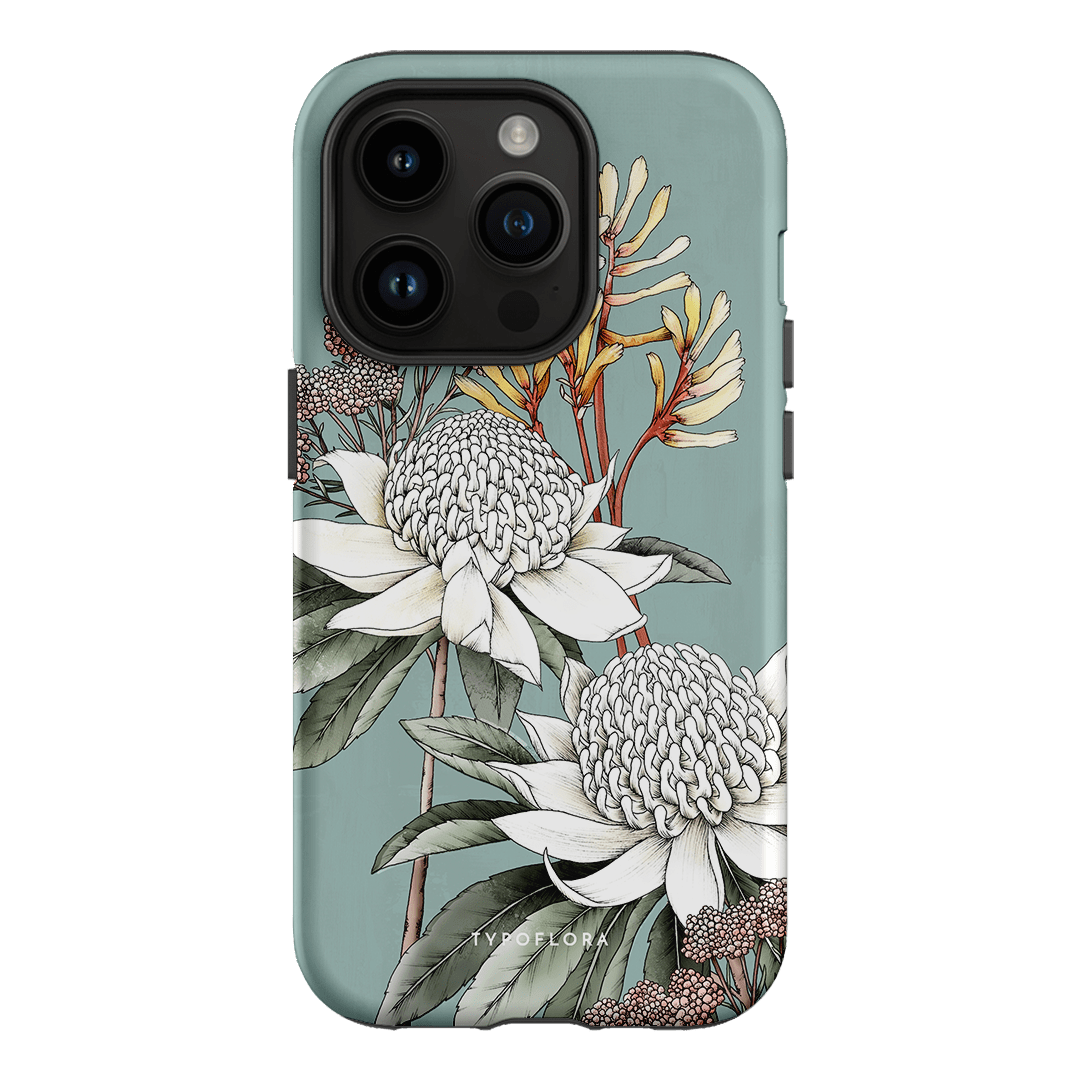 Premium Waratah Flower Design Phone Case - Shockproof & Slim Fit for iPhone & Samsung - Perfect for Outdoor Adventures & Daily Use