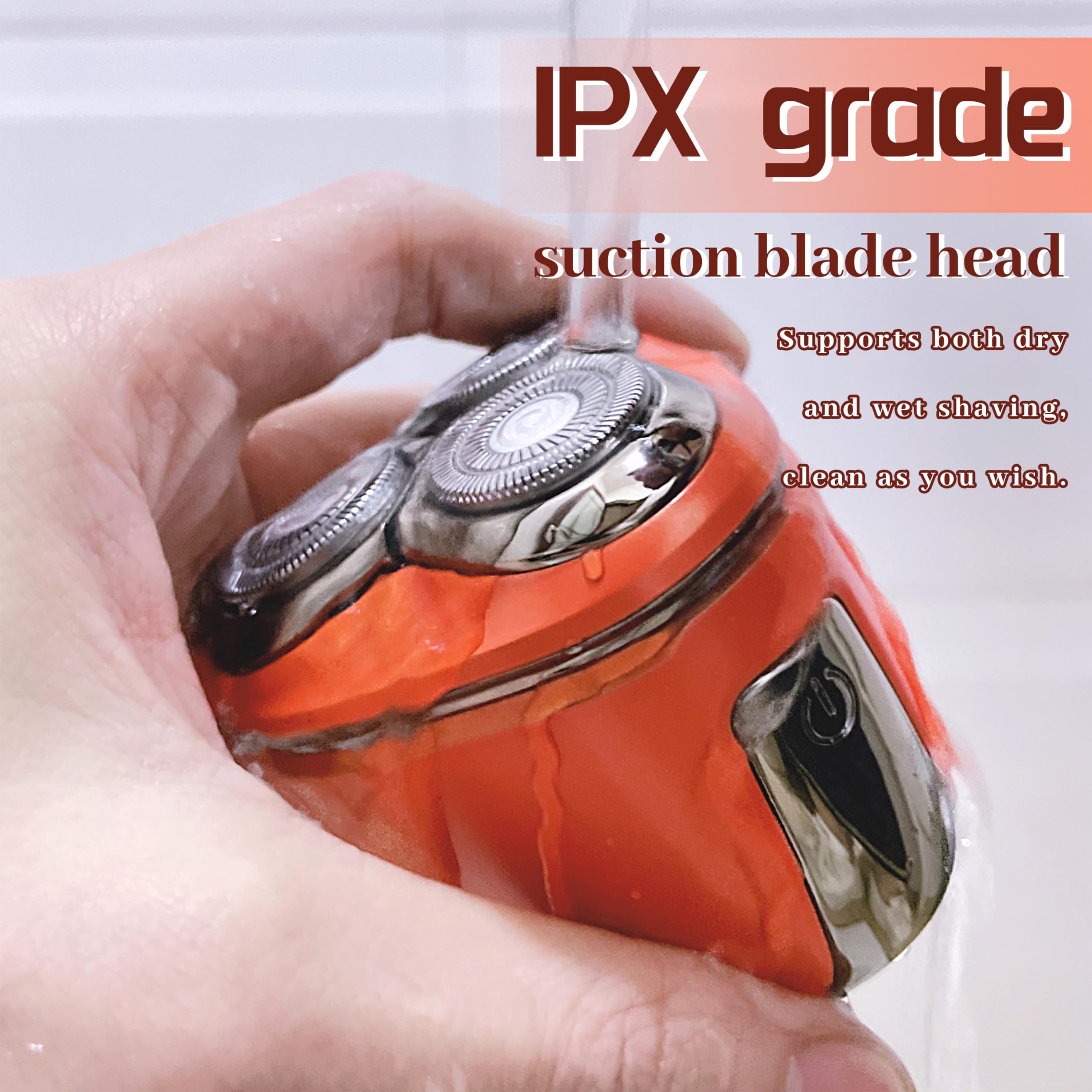 Portable Rotary Electric Shaver for Men - USB Rechargeable Waterproof Cordless Razor with Magnetic Shaving Head & Travel Case - Perfect for Close Shaving at Home, Travel, Gym - Great Gift for Boyfriend, Father, Husband