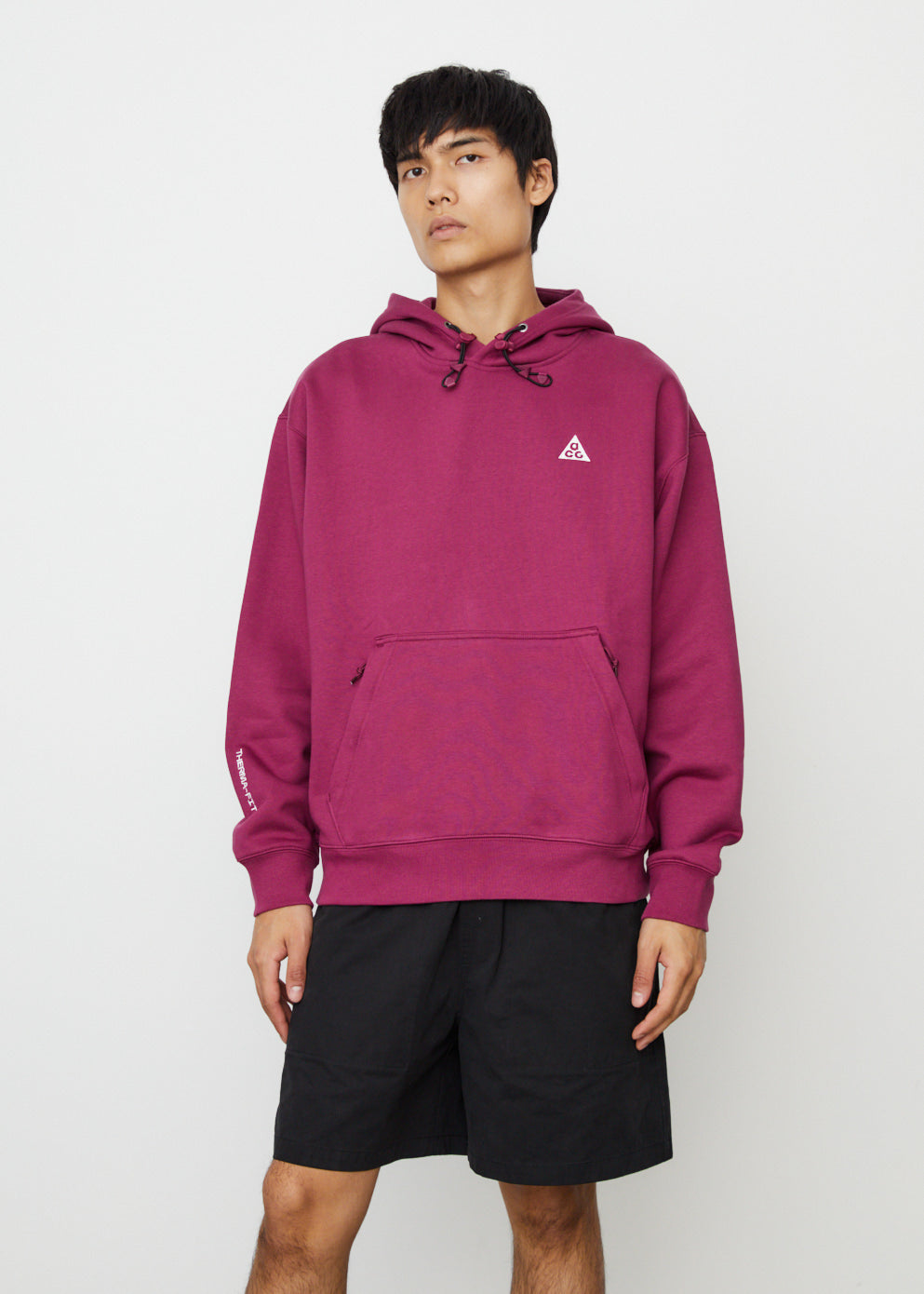 ACG Therma FIT Tuff Fleece Hoodie for Men & Women - Warm Winter Pullover with Zipper Pocket - Perfect for Hiking, Camping & Outdoor Activities
