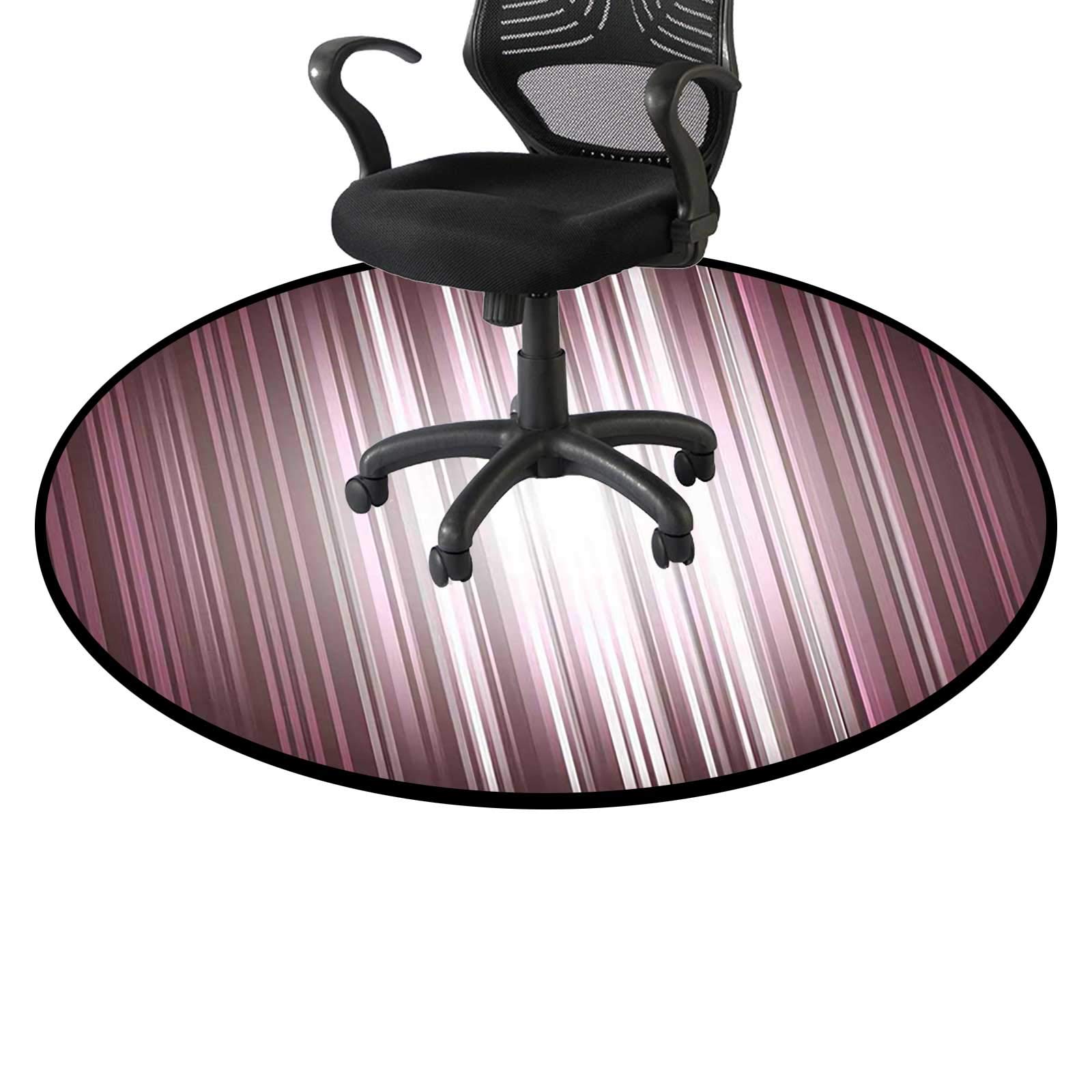 Futuristic Computer Art Swivel Chair Mat - 3 ft Round Office & Home Floor Protector - Durable Desk Chair Mat for Hardwood Floors & Carpets - Perfect for Home Office, Gaming Setup & Workstation