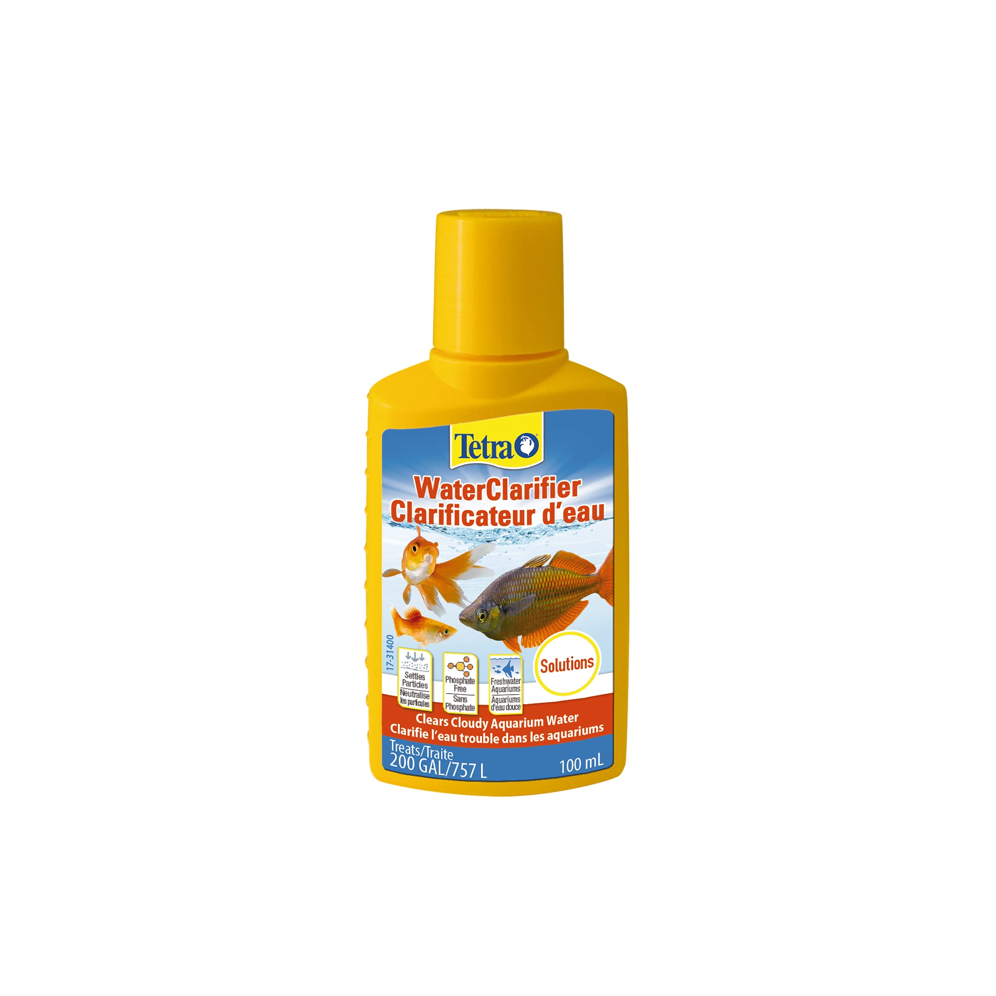 Tetra Aquarium Water Clarifier - Clears Cloudy Fish Tank Water Fast | 100ml Bottle | Perfect for Freshwater & Saltwater Aquariums | Eliminates Haze & Improves Water Clarity