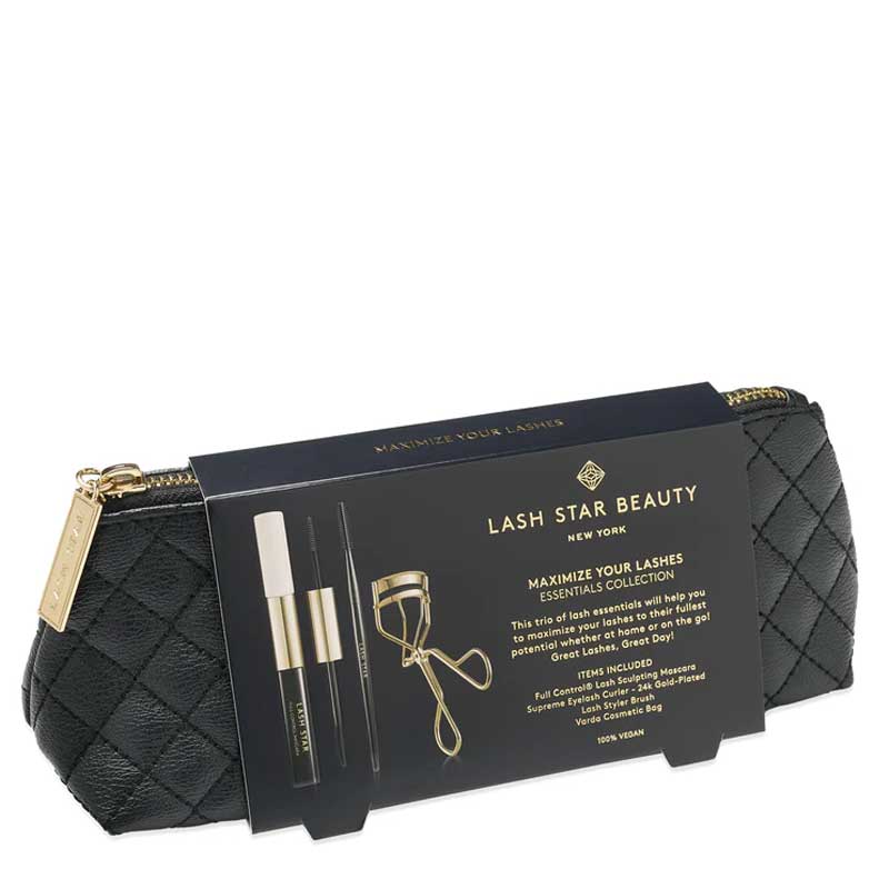 Lash Star Beauty Maximize Your Lashes Essentials Collection Gift Set - Volumizing Mascara & Lash Care Kit for Stunning Eye Makeup | Perfect for Date Night & Special Occasions