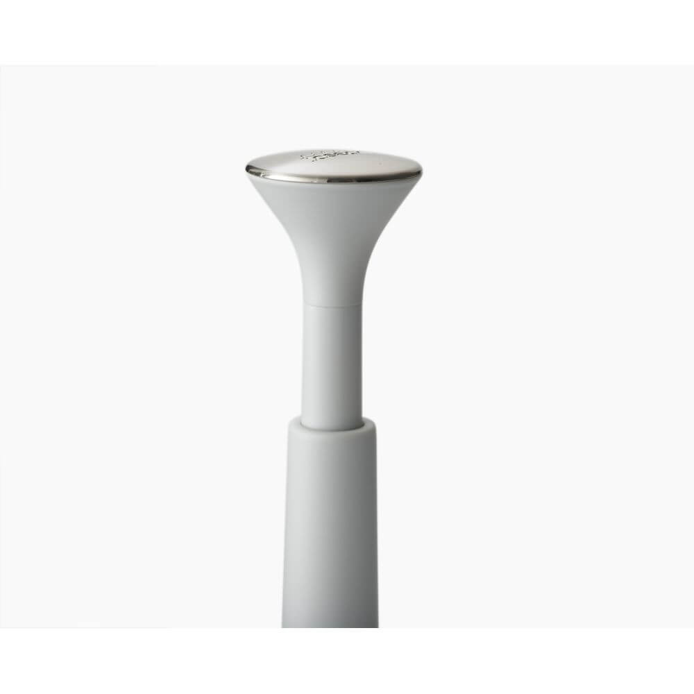 Joseph Joseph Push & Tear Paper Towel Holder - Stone Gray - Space Saving Kitchen Organizer for Countertops, Under Cabinet - Perfect for Small Kitchens, RVs & Camping
