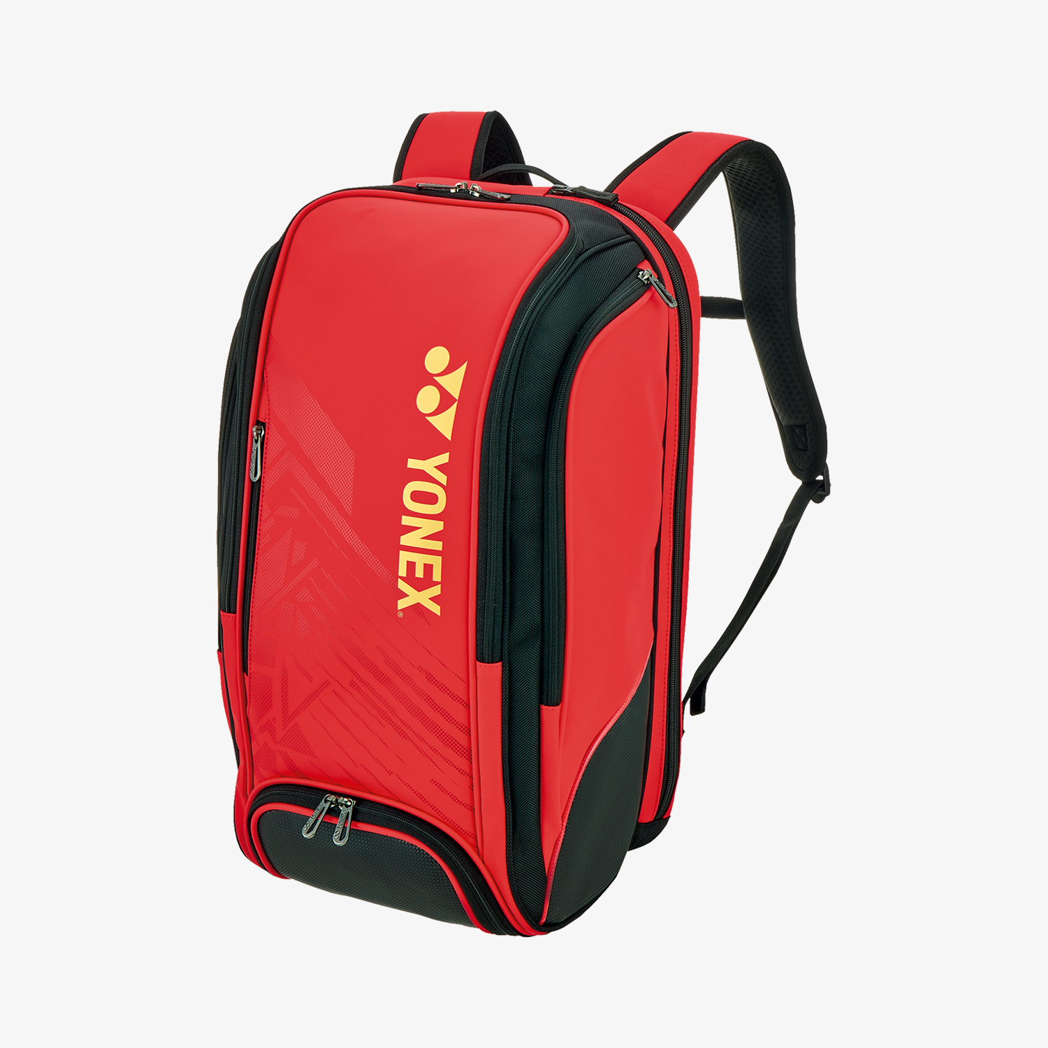 Yonex BAG02512RBK Expert Badminton Backpack (Red/Black) - Perfect for Tennis, Badminton & Squash Players - Durable Sports Gear for Training & Competition