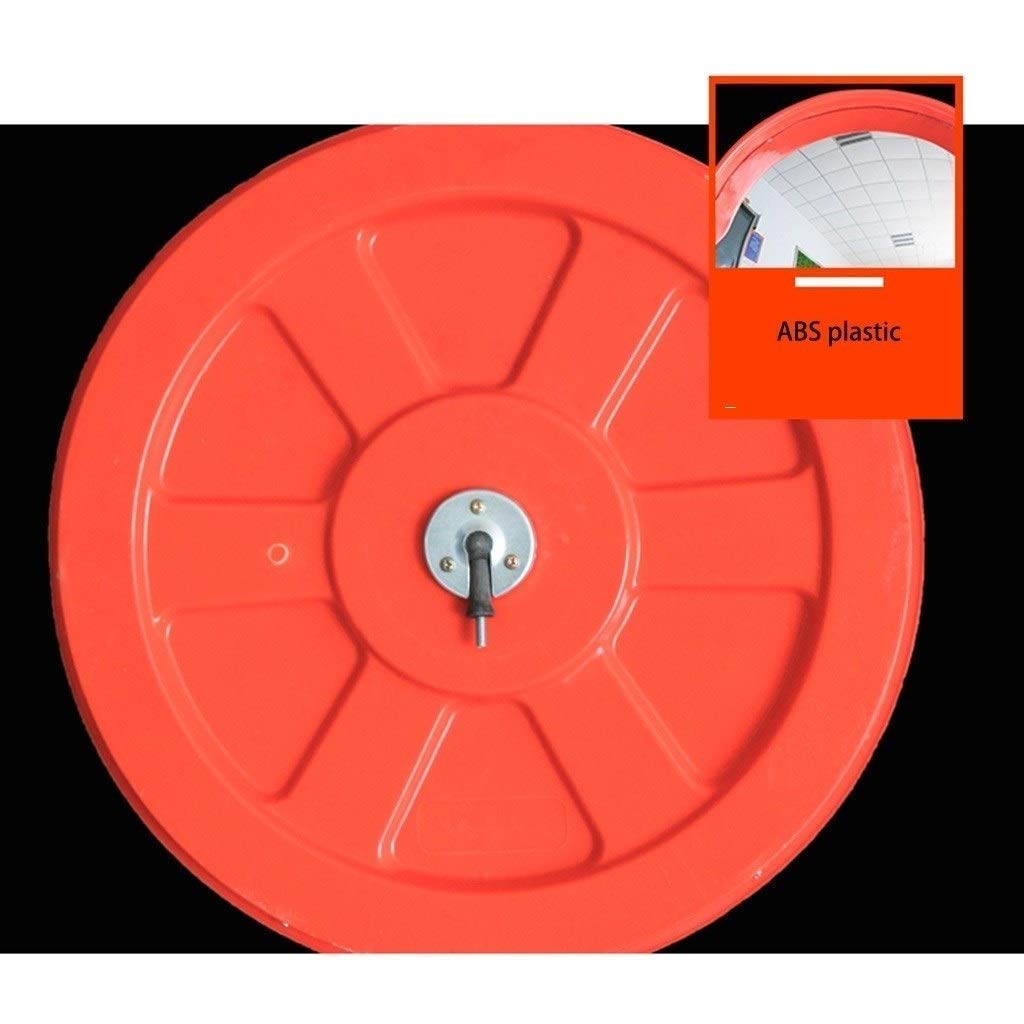 80CM / 100CM Adjustable Wide-Angle Traffic Safety Mirror - Clear Convex Road Mirror for Driveways, Parking Lots & Garages - Durable Outdoor Use with Mast Support (Size: 100CM) - Perfect for Blind Spot Visibility and Accident Prevention
