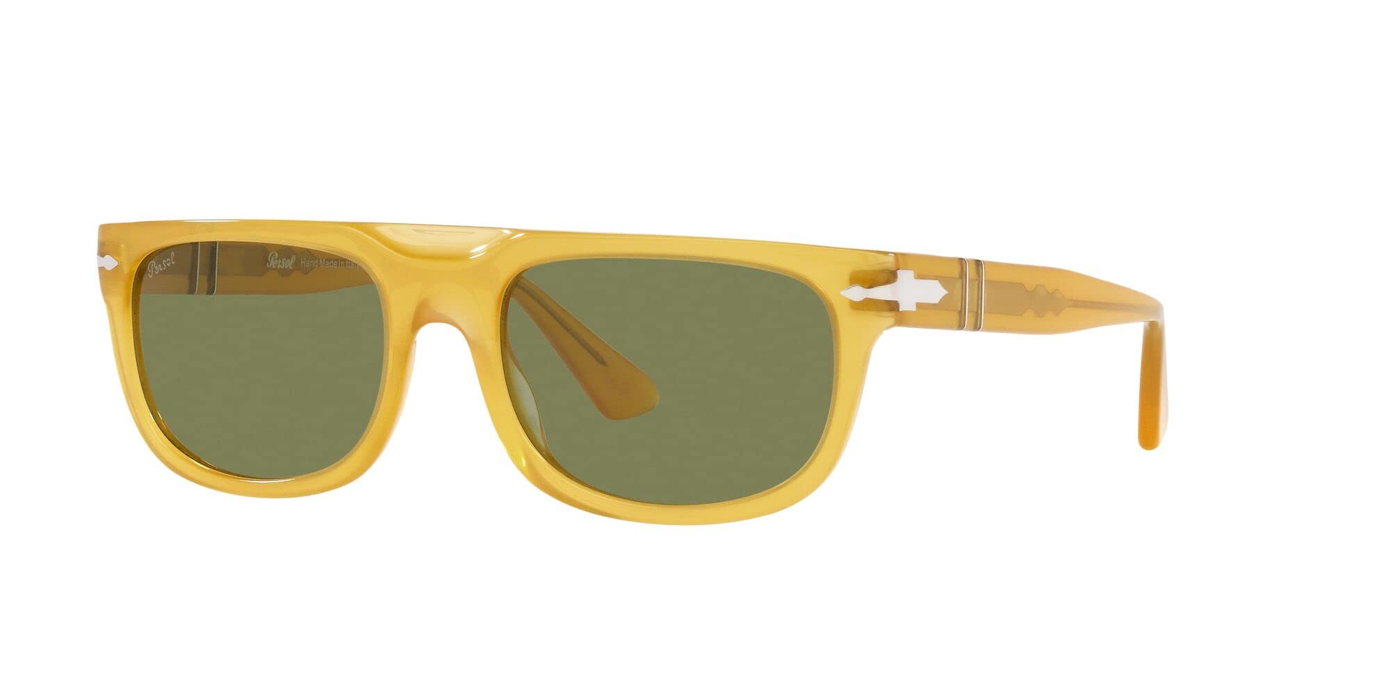 Persol PO3271S Rectangular Sunglasses for Men & Women - Classic UV Protection Polarized Lenses - Perfect for Driving, Travel & Outdoor Activities