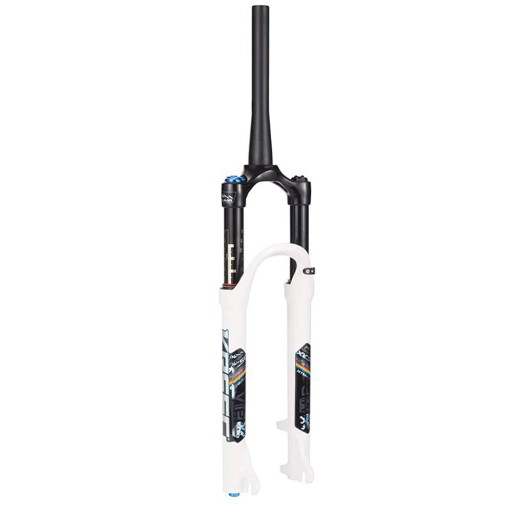ZZQ Bike Fork - Tapered Tube MTB Suspension Fork, Magnesium Alloy Air Spring, 29 Inch Cushioned Wheels with Shoulder Control | Perfect for Mountain Biking, Trail Riding & Off-Road Cycling Accessories