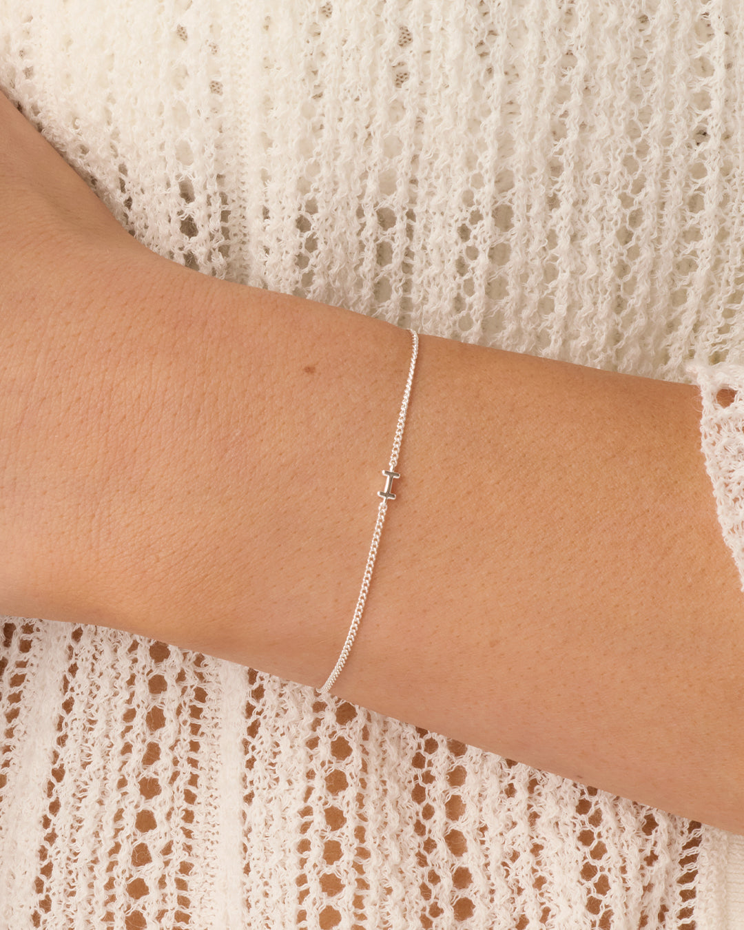 Wilder Mini Alphabet Bracelet - Personalized Initial Letter Bracelet for Women & Girls - Trendy Stackable Jewelry for Everyday Wear & Gifts