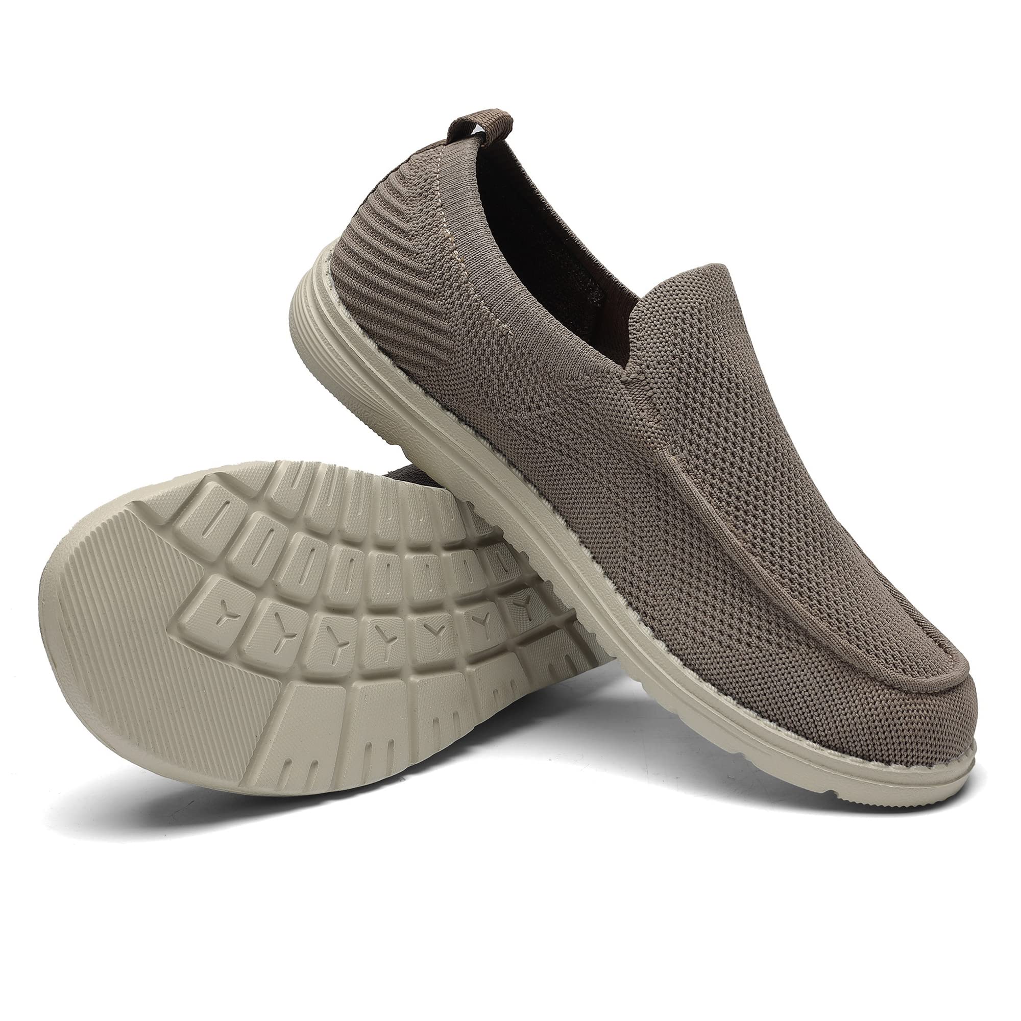 Grand Attack Men's Slip-On Loafers - Comfortable & Lightweight Casual Walking Shoes for Men | Perfect for Home, Office, Travel & Driving | Breathable & Supportive Design