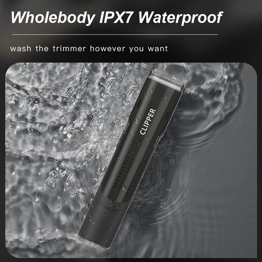 Bufccy Professional Cordless Vacuum Hair Clippers for Men - Rechargeable Beard Trimmer Kit with Powerful Hair Suction, Waterproof Design for Beards, Facial Hair & Stubble | Perfect for Home Grooming, Travel & Barber Use