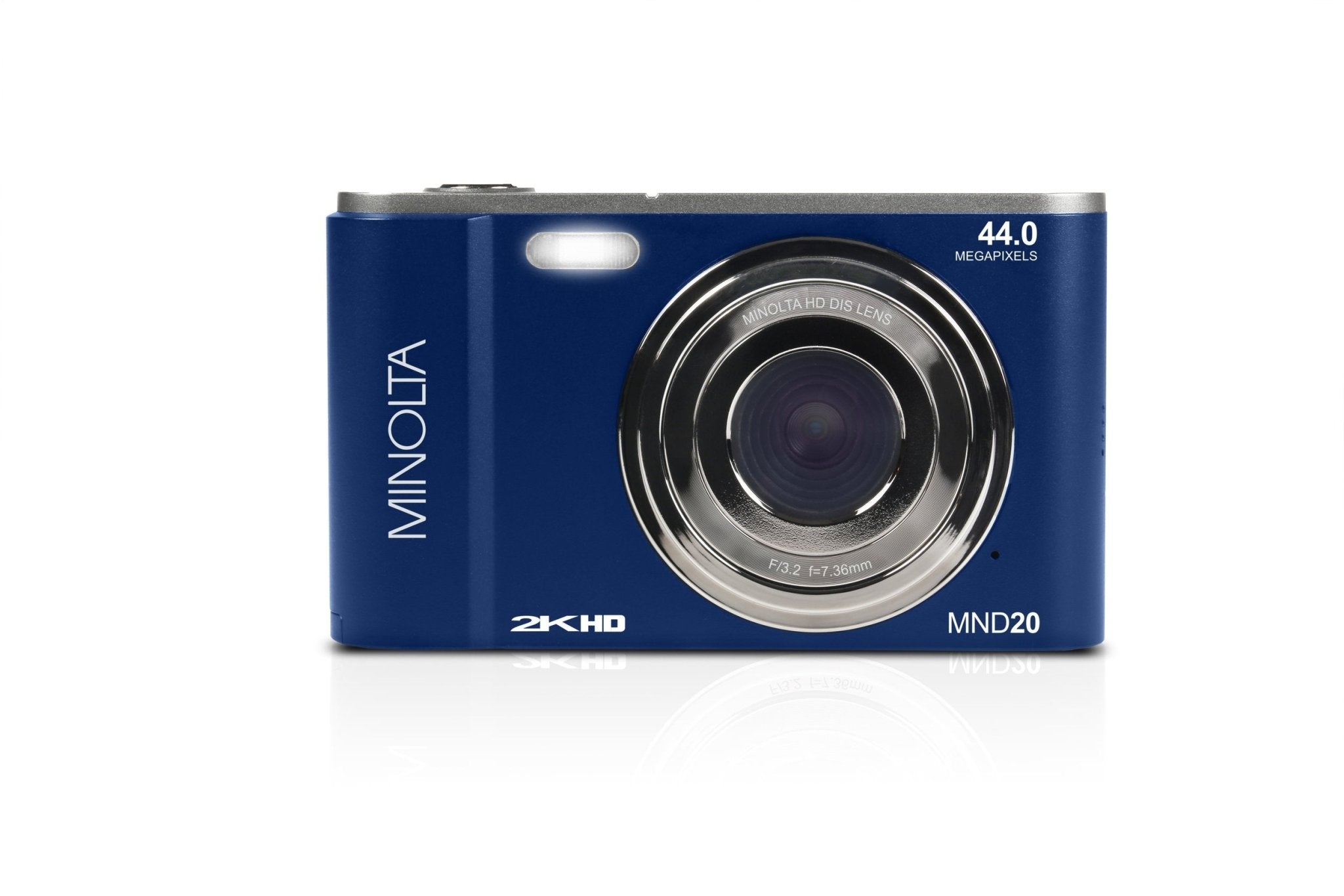 Minolta MND20 44MP 2.7K Ultra HD Digital Camera with 3
