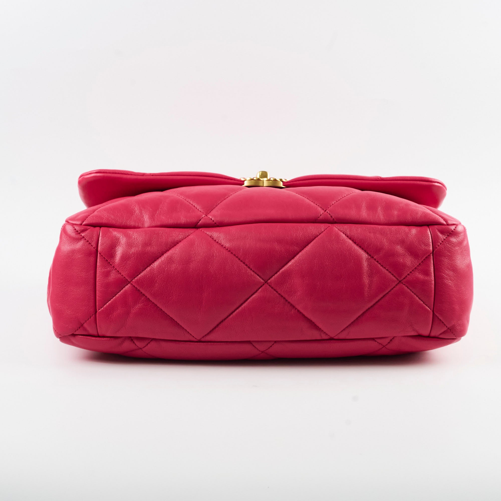 Chanel 19 Large Coral Pink Goatskin Handbag - Luxury Designer Shoulder Bag for Women | Perfect for Parties, Work & Everyday Use
