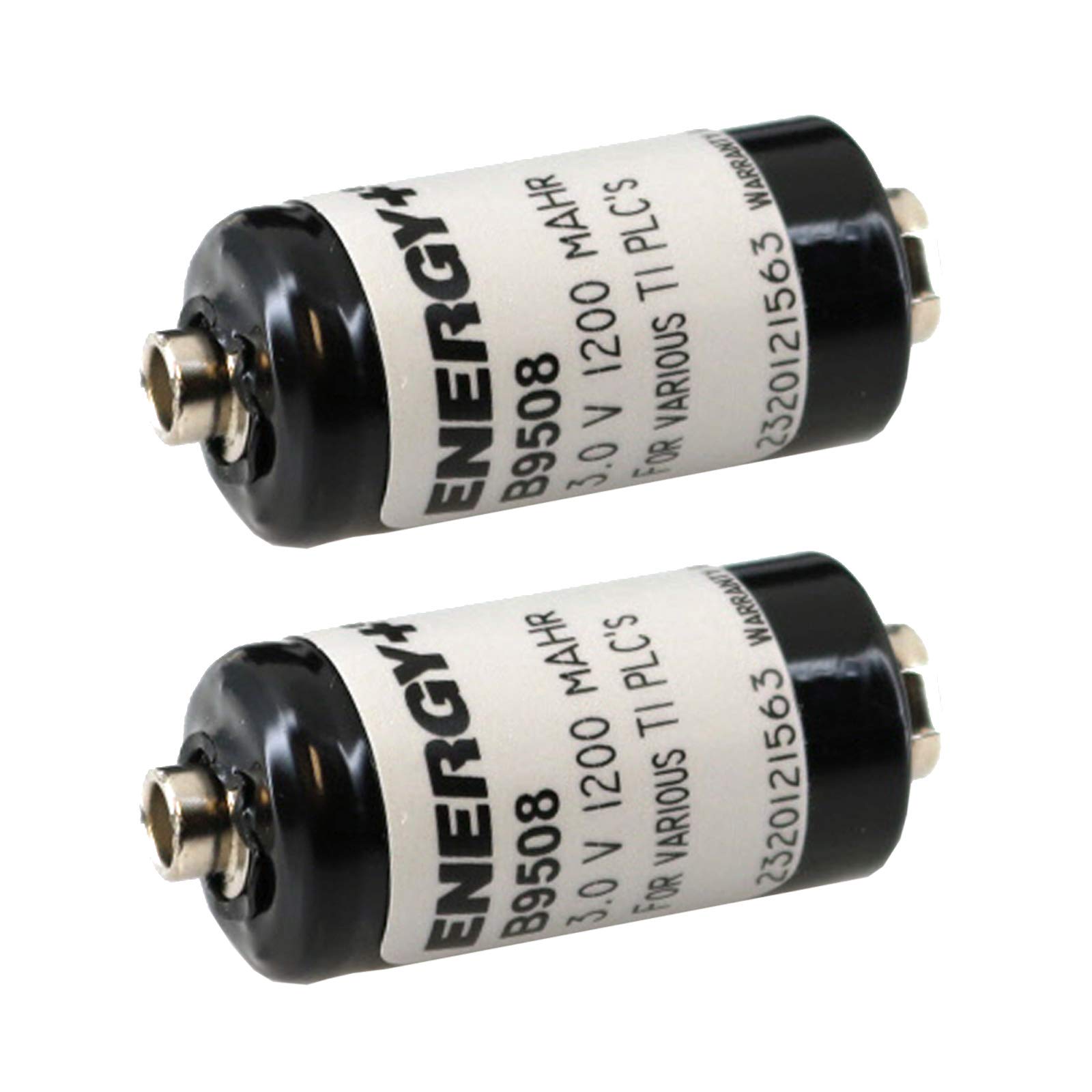 2-Pack Exell PLC 3V Lithium 1200mAh CR2032 Battery - Compatible with Texas Instruments (Replaces 545, 560, 2587678-8005) - Ideal for Computer Backup, Server Power, UPS, RAM & Industrial Electronics
