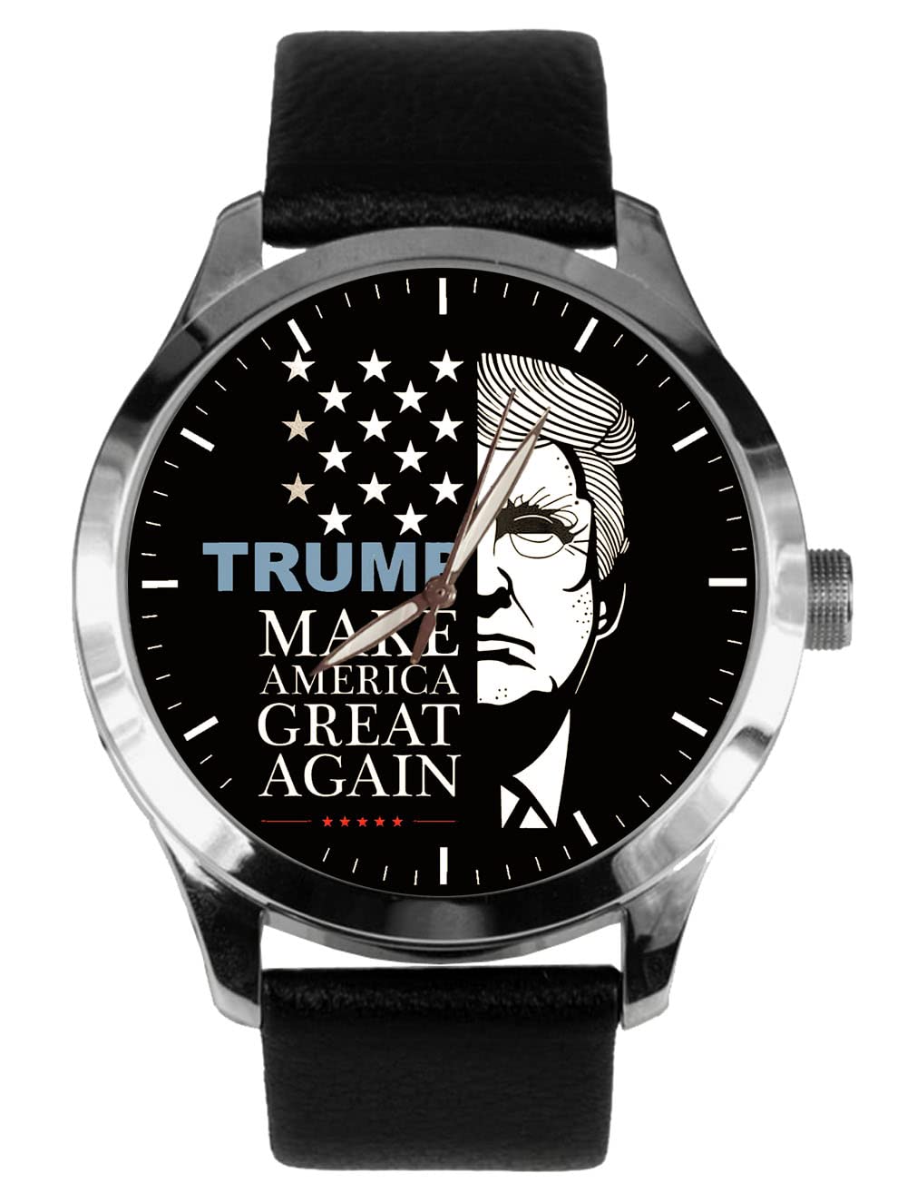 Vintage Donald Trump Presidential Campaign Wrist Watch - Make America Even Greater - Collectible Political Memorabilia for Trump Supporters & History Enthusiasts - Perfect for Campaign Events, Patriotic Gifts & American History Collections