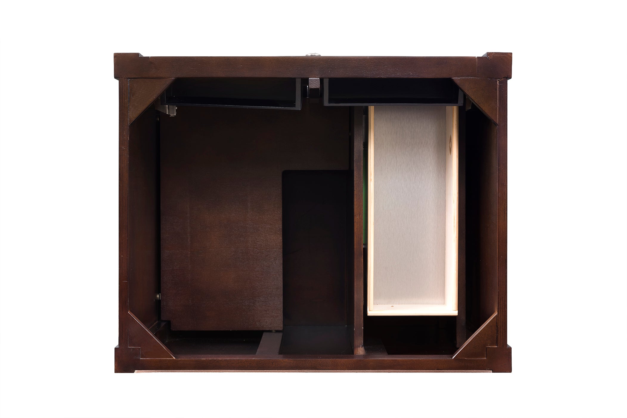 Brittany 30 Inch Single Bathroom Vanity with Sink - Burnished Mahogany Finish for Modern Home Decor | Perfect for Small Bathrooms & Powder Rooms