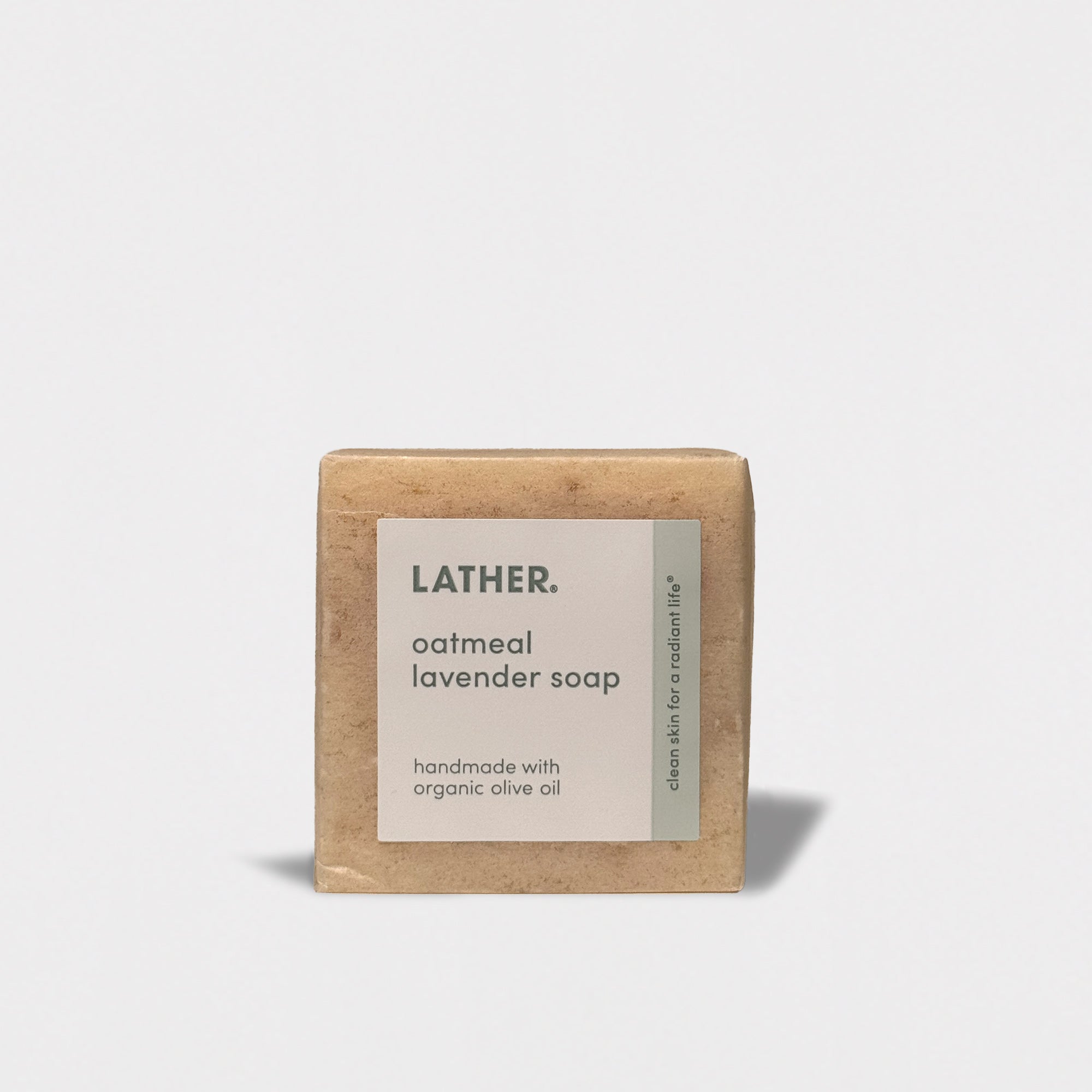 Organic Oatmeal Lavender Soap Bar - Moisturizing & Exfoliating for Dry Sensitive Skin - Handmade Natural Soap for Relaxation & Aromatherapy - Perfect for Bath, Shower & Gift Sets