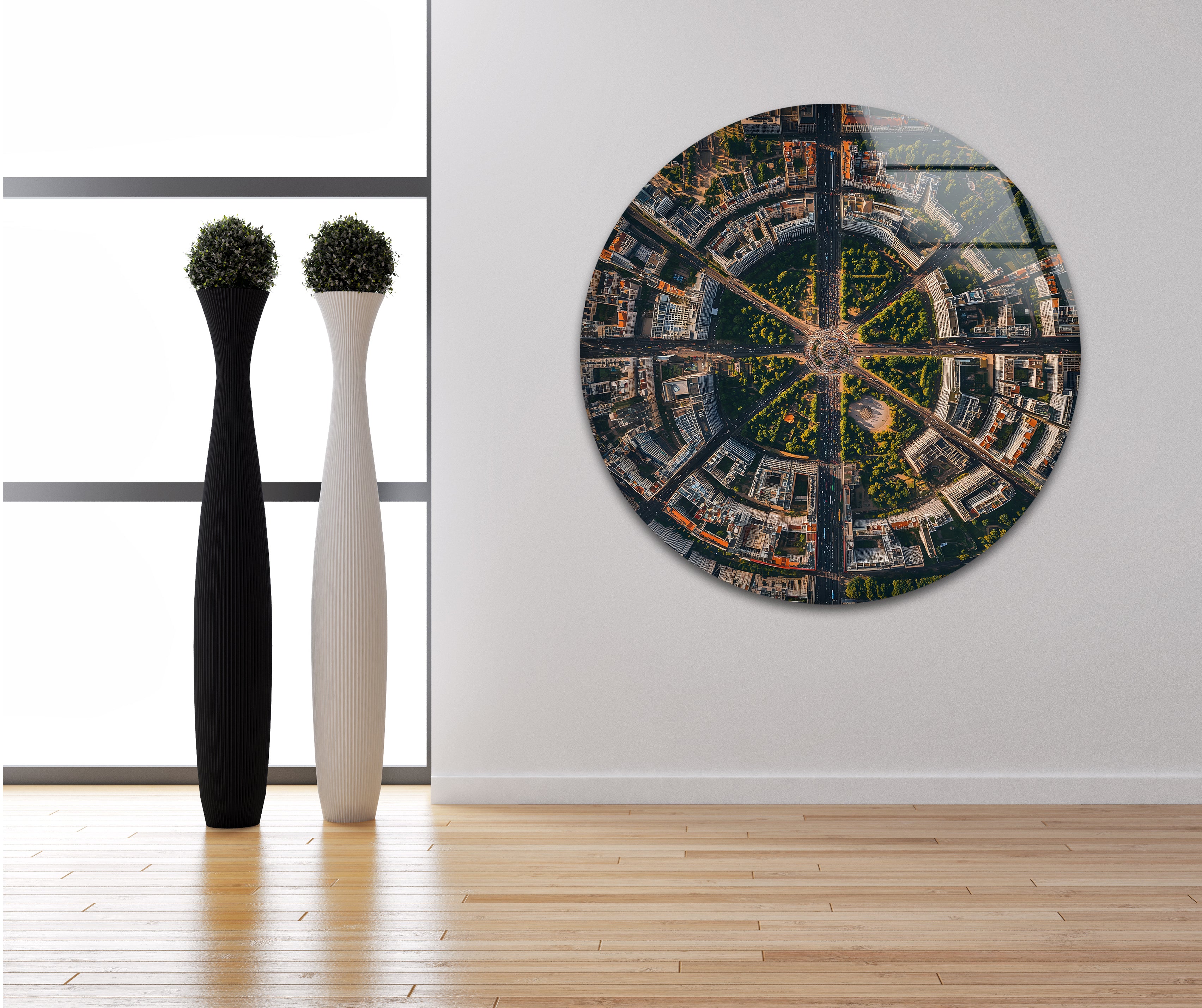 Berlin City Skyline Glass Wall Art - Modern Home & Office Decor - Perfect for Living Room, Bedroom, or Workspace