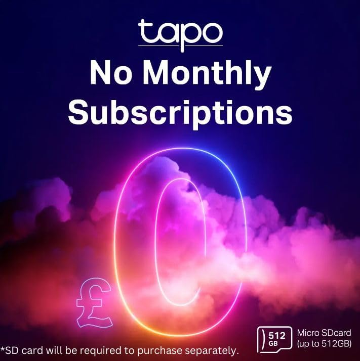 Tapo C110 2K 3MP Indoor Security Camera - WiFi Pet/Baby Monitor with AI Motion Detection, 2-Way Audio & Night Vision, No Monthly Fee, Works with Alexa & Google Home - Perfect for Home, Nursery & Pet Monitoring
