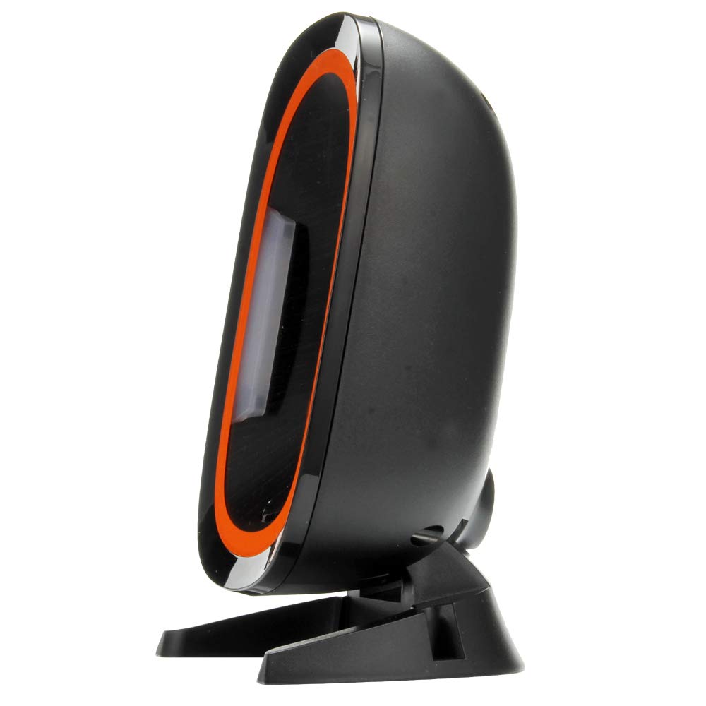 HC-666 2D Barcode Scanner - Auto Scan Hands-Free QR Code Reader for POS, PC, Supermarket, Bookstore & Retail | Ideal for Checkout Counters, Inventory Management and Mobile Payment Systems