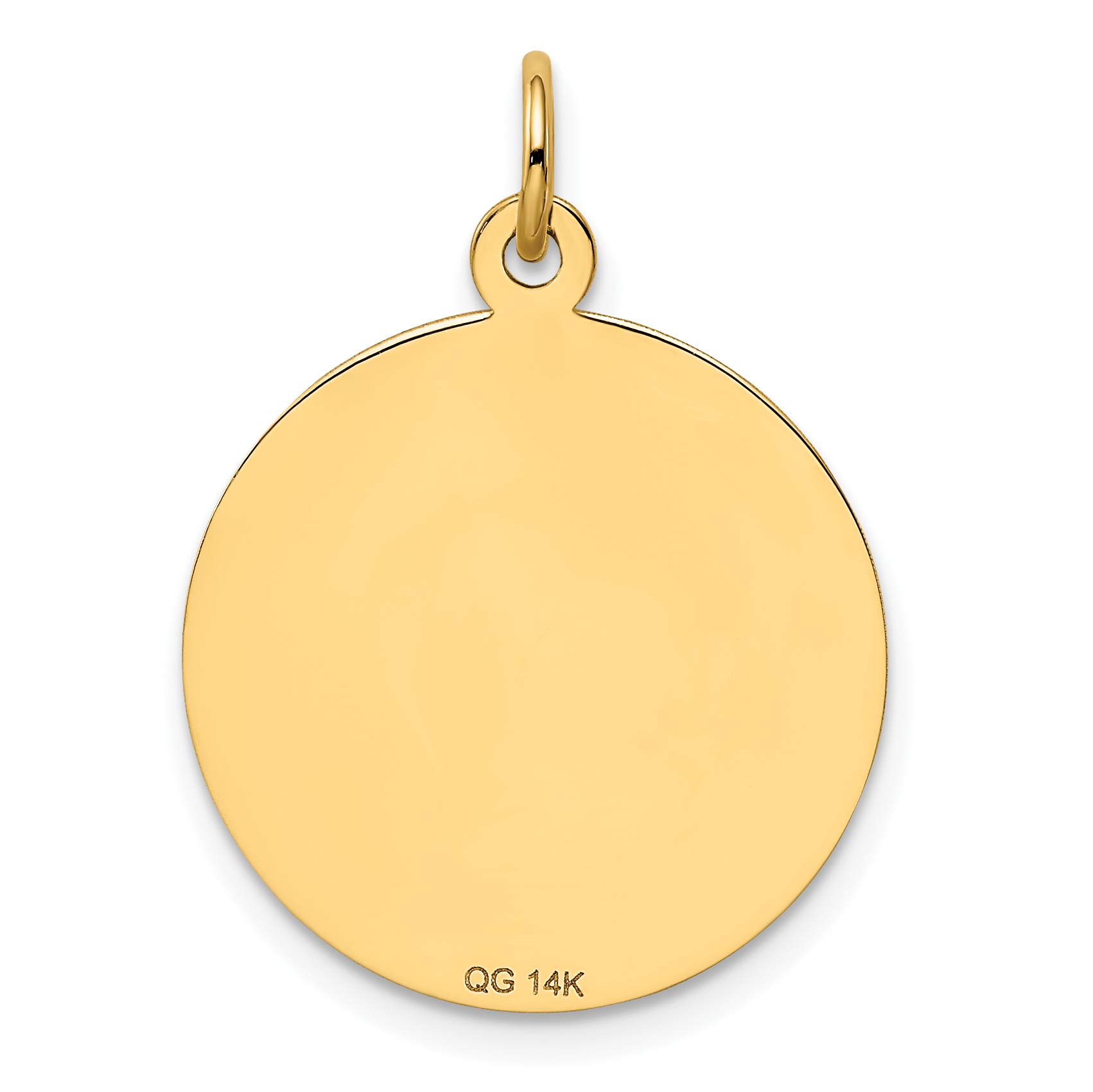 14K Solid Yellow Gold Happy Graduation Day Necklace with Pendant Charm - Elegant Jewelry Gift for Graduates, Perfect for Commencement Ceremonies & Celebrations
