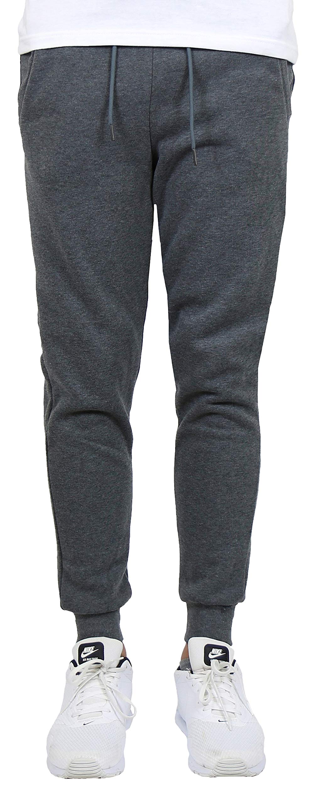 Harvic Men's Fleece Jogger Sweatpants 2-Pack - Soft & Comfortable Athletic Pants for Running, Gym & Lounge Wear - Galaxy Collection