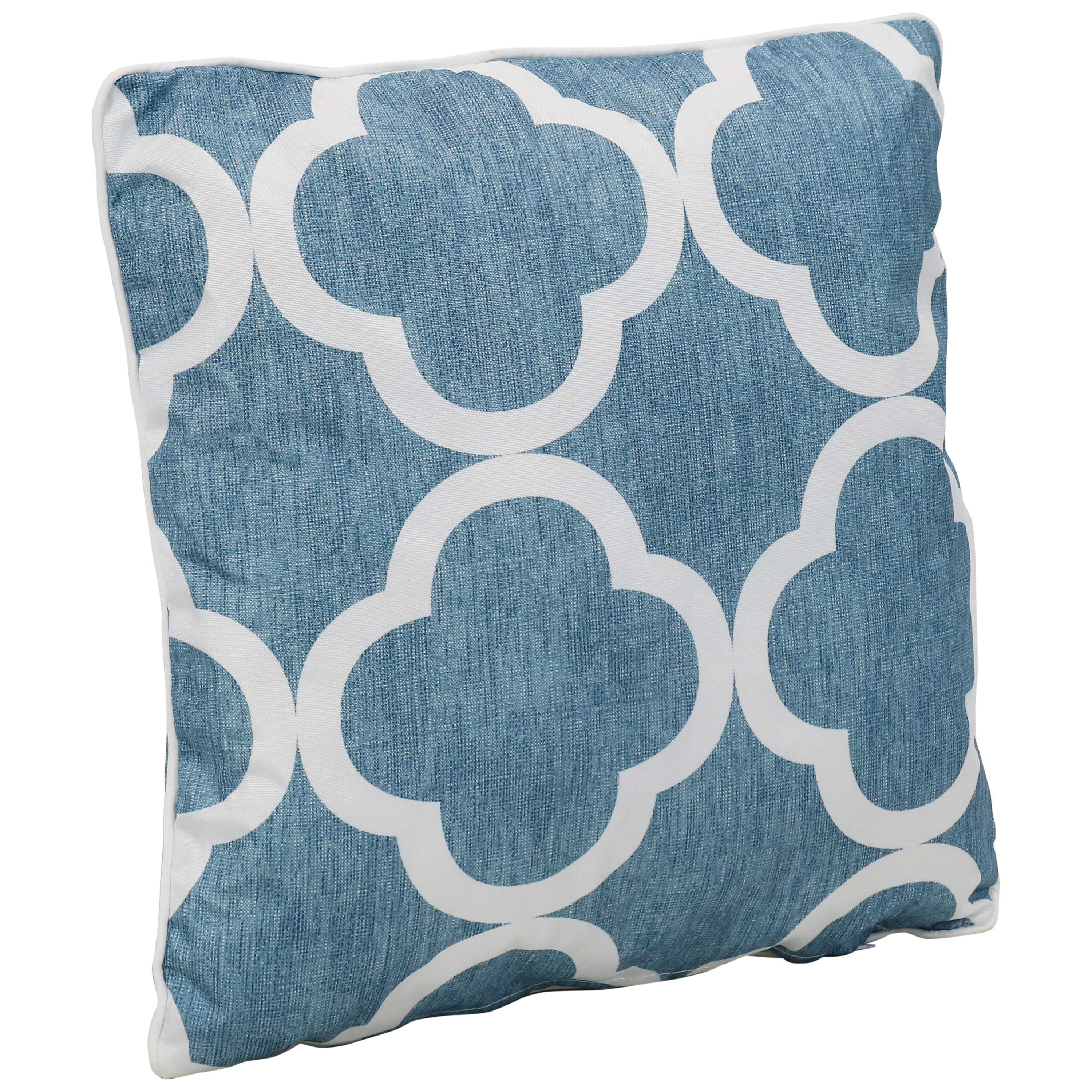 Stylish Sunnydaze Polyester Outdoor Decorative Throw Pillows Set of 2 - Waterproof & UV Resistant for Patio, Garden, Poolside & Porch Decor